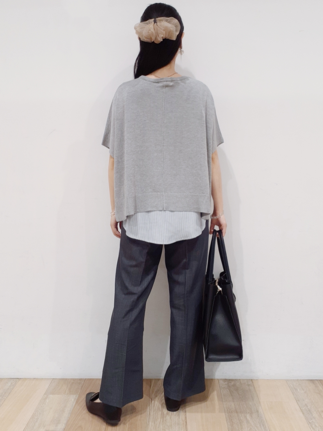 にこさんの「grove｜【体系カバー◎】ニット&times;インナーシャツタンクSET」を使ったコーディネート