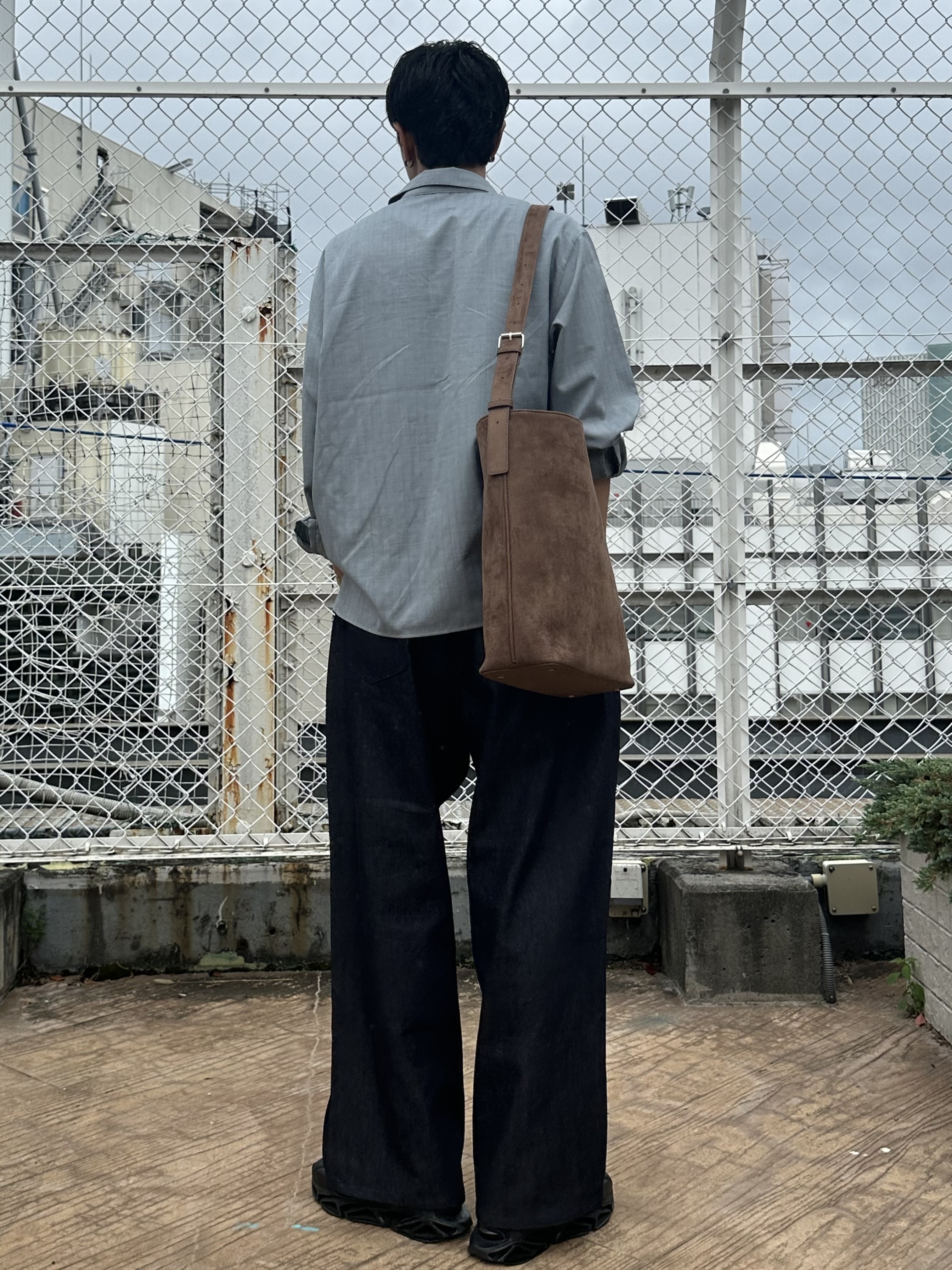KOHEIさんの「tk.TAKEO KIKUCHI｜【牛革】スクエアバックルベルト」を使ったコーディネート