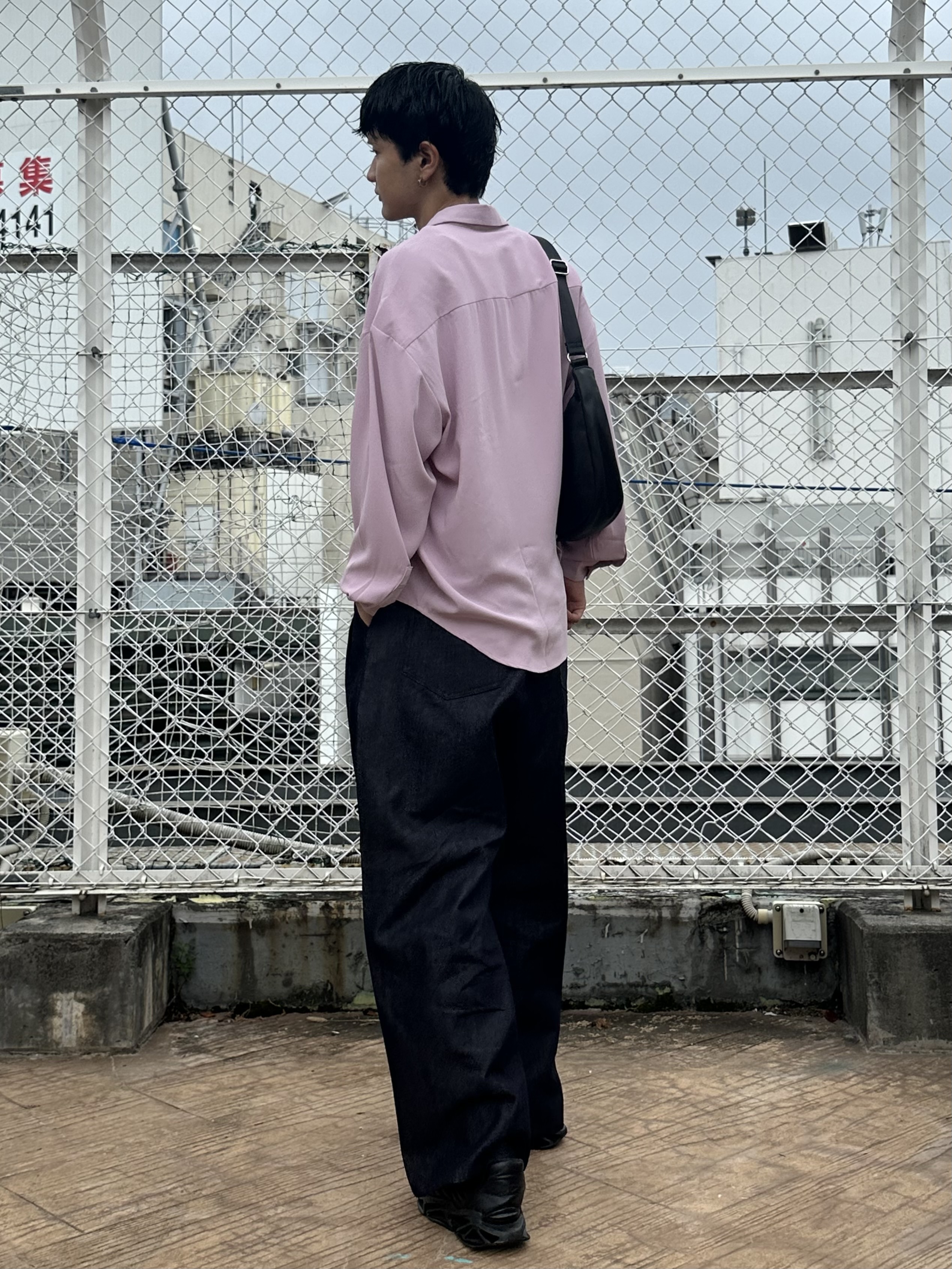 KOHEIさんの「tk.TAKEO KIKUCHI｜【牛革】スクエアバックルベルト」を使ったコーディネート