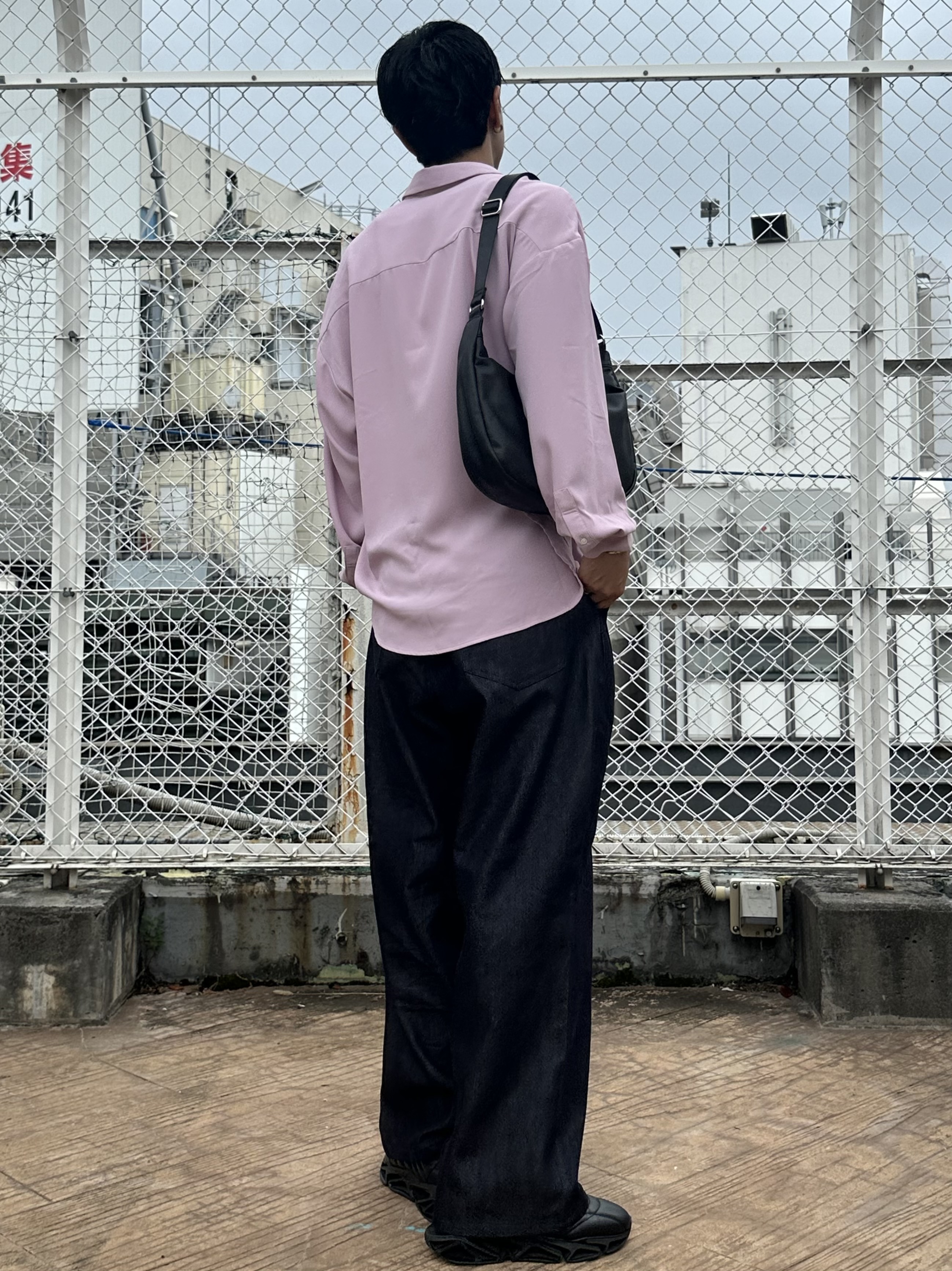 KOHEIさんの「tk.TAKEO KIKUCHI｜【牛革】スクエアバックルベルト」を使ったコーディネート