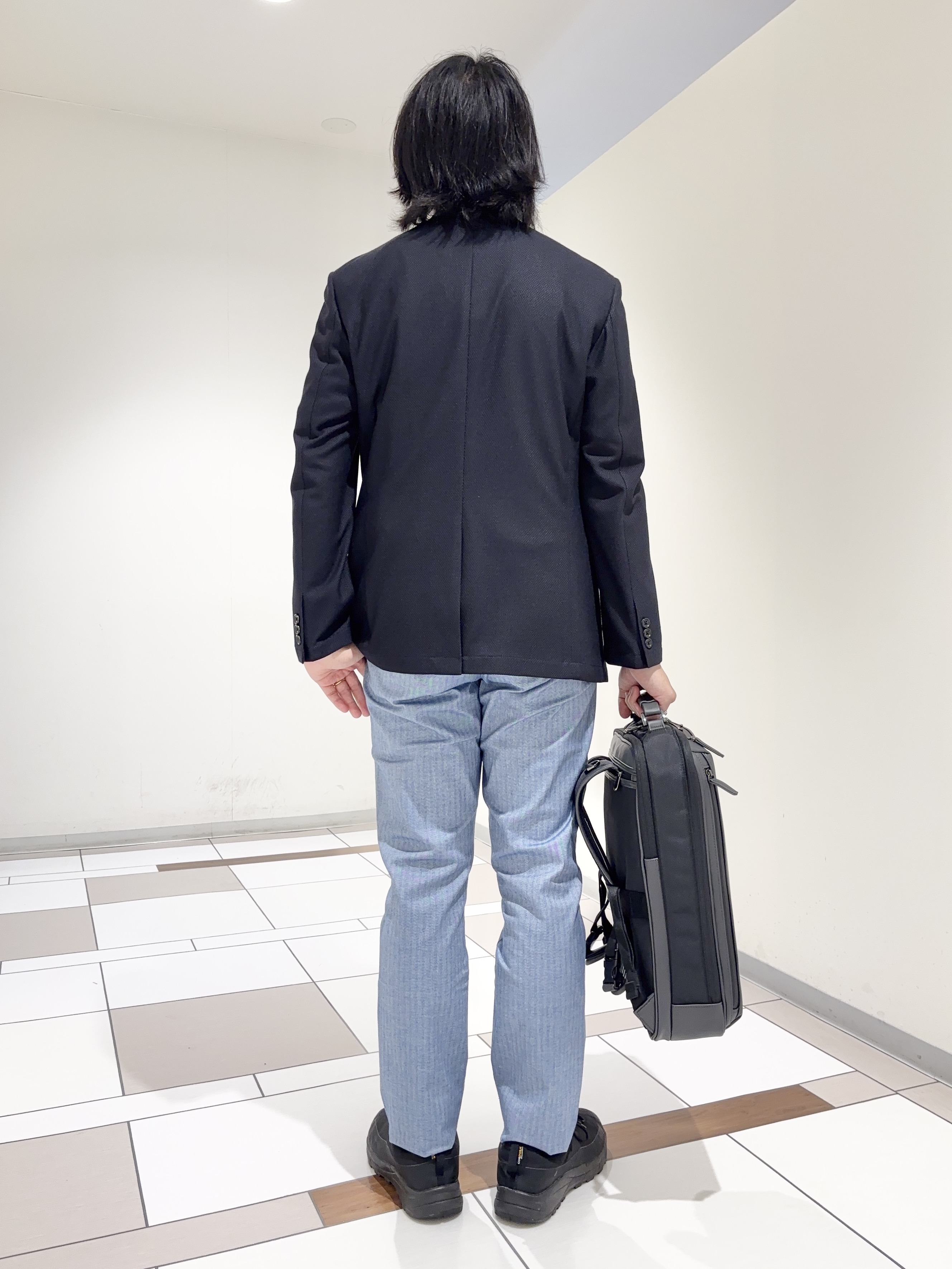 及川さんの「TAKEO KIKUCHI｜【抗菌防臭】CALCULO（R）ジャージ ジャケット」を使ったコーディネート