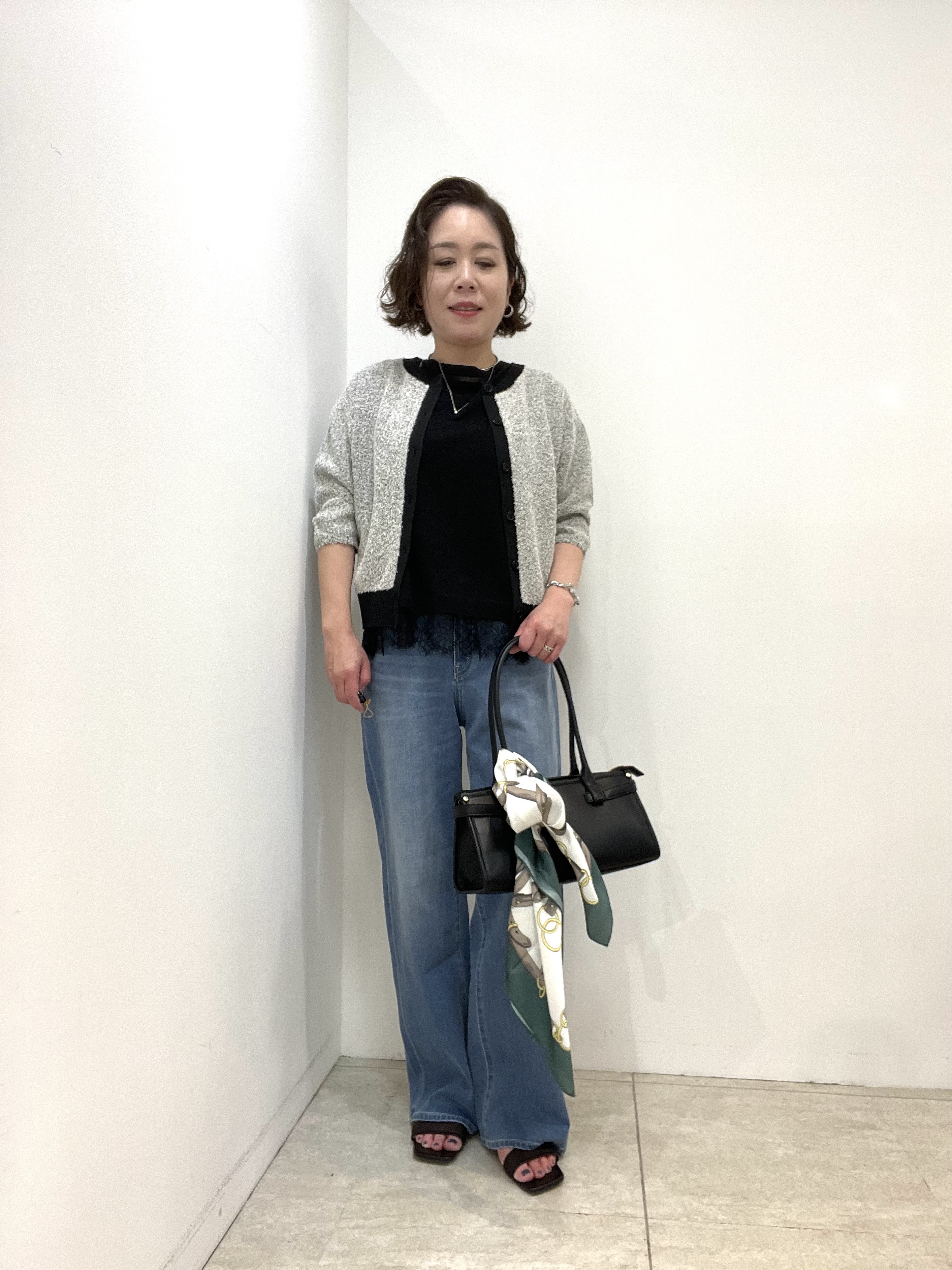 Wachiさんの「UNTITLED｜【前後2WAY】コットン混カールプルオーバー」を使ったコーディネート