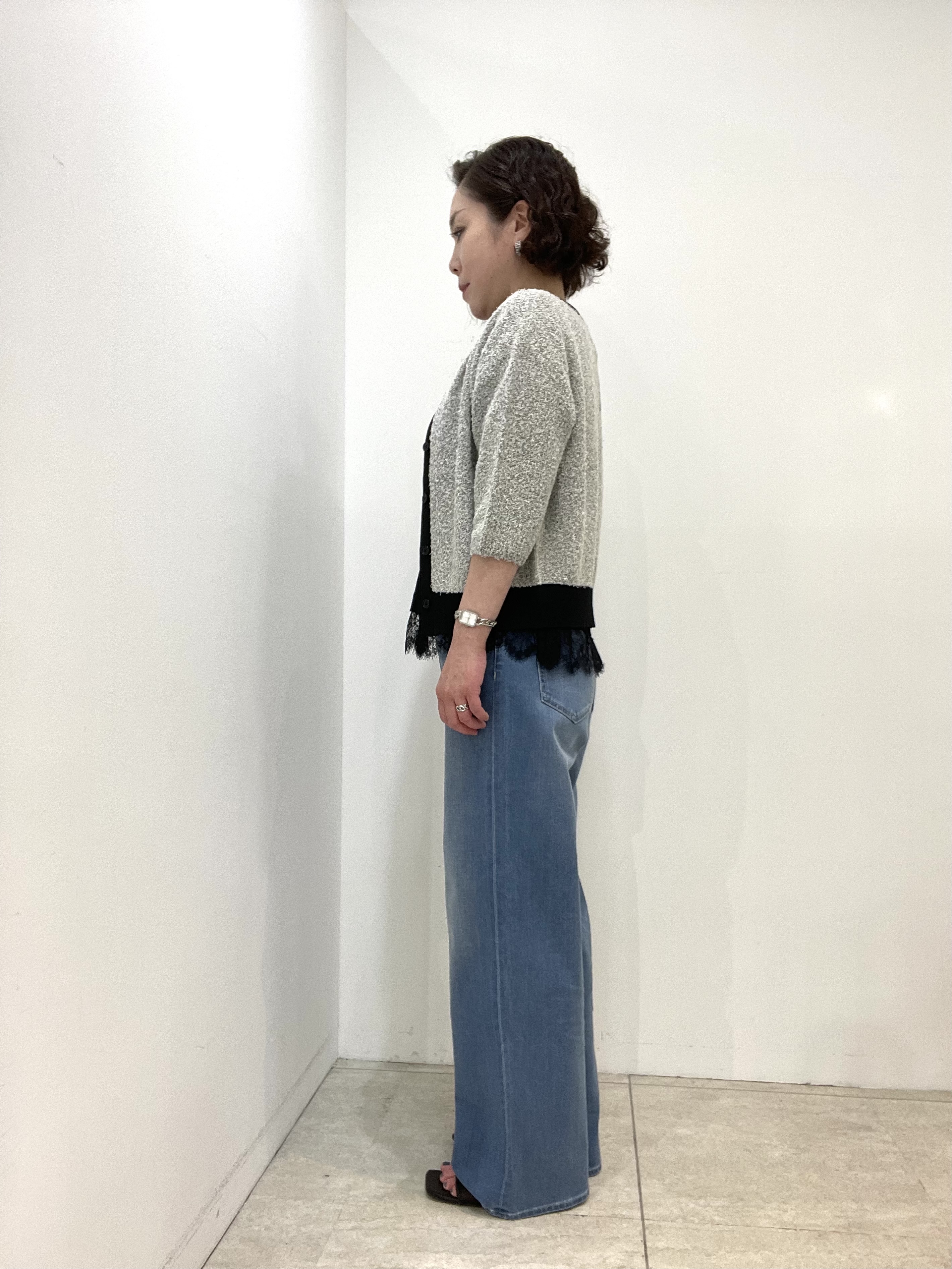 Wachiさんの「UNTITLED｜【前後2WAY】コットン混カールプルオーバー」を使ったコーディネート