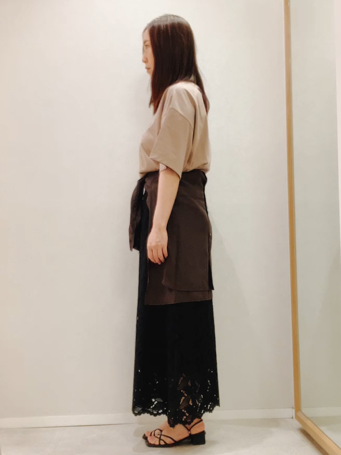 yukiさんの「UNTITLED｜コットンロゴTシャツ」を使ったコーディネート