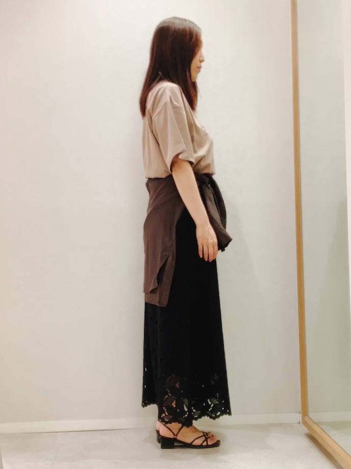 yukiさんの「UNTITLED｜コットンロゴTシャツ」を使ったコーディネート