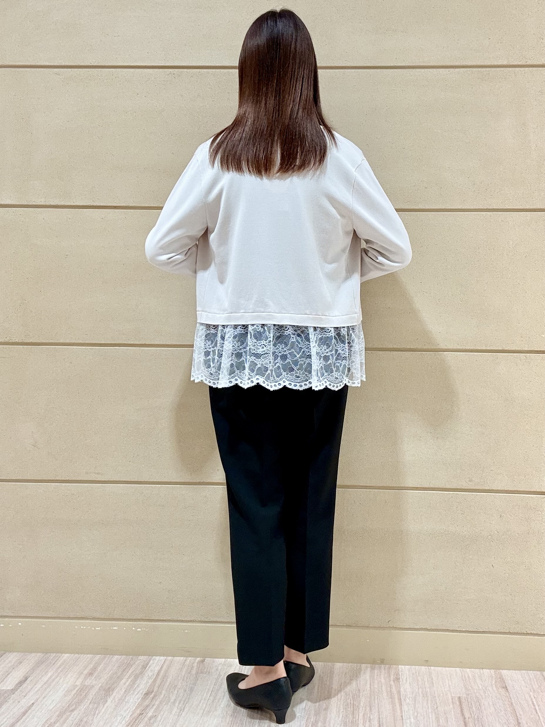 Marさんの「Reflect｜【通勤】きれいめラウンドネックブラウス」を使ったコーディネート
