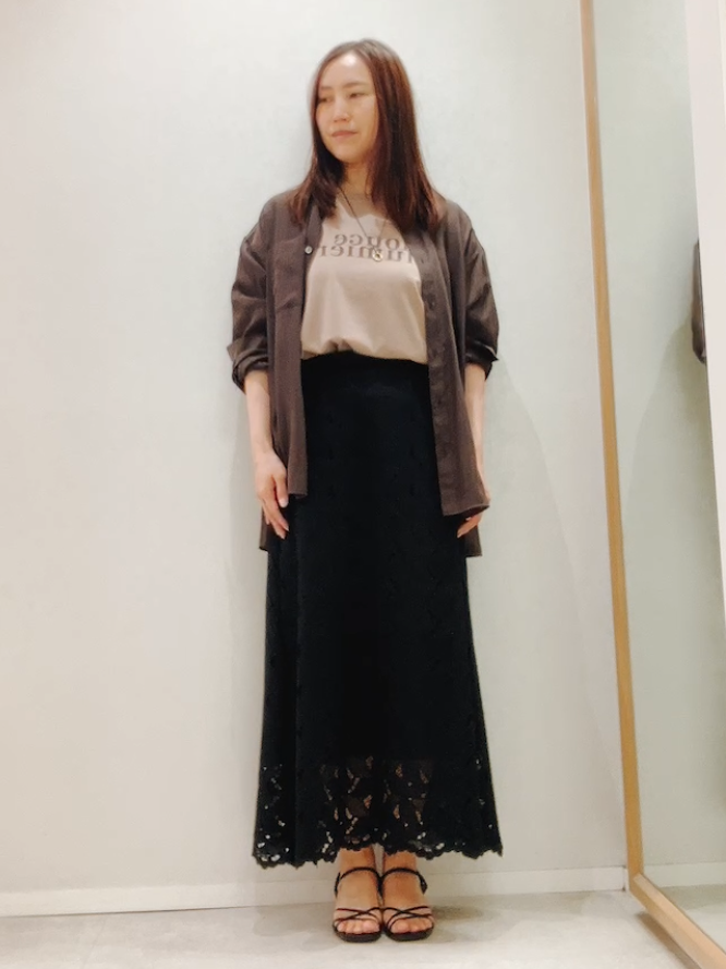 yukiさんの「UNTITLED｜コットンロゴTシャツ」を使ったコーディネート
