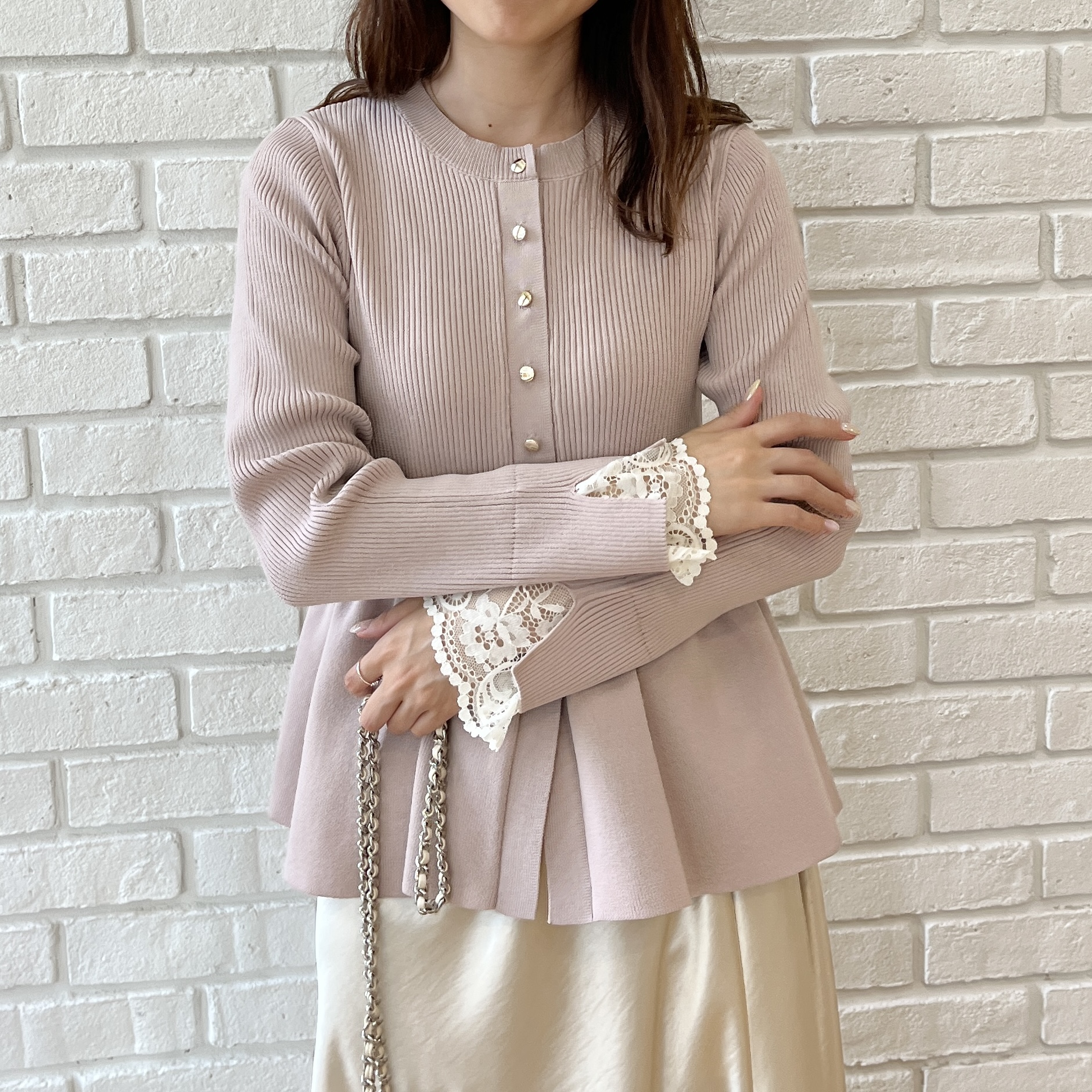 はばさんの「Couture brooch｜ダブルリボンパンプス」を使ったコーディネート