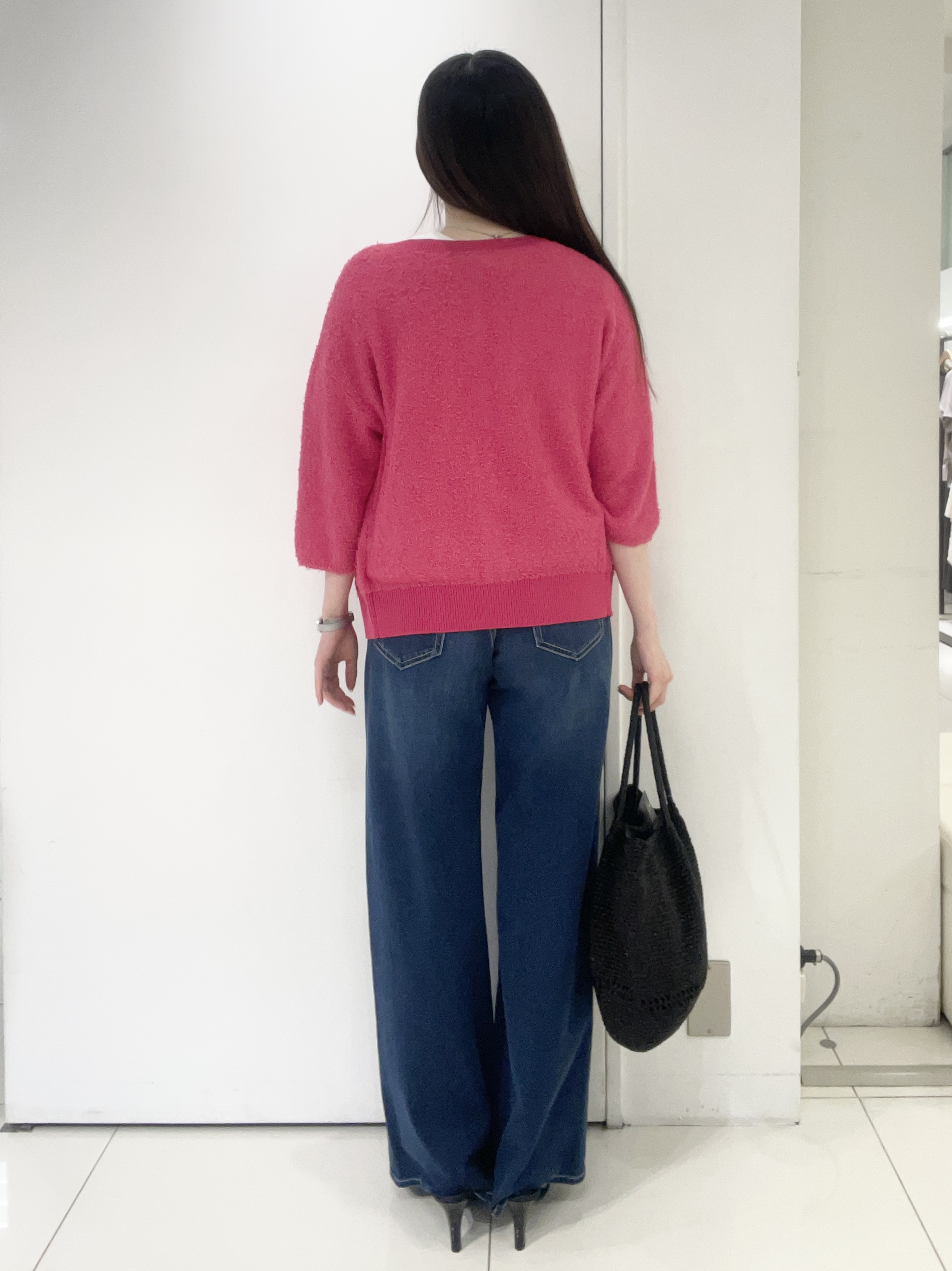 moeさんの「UNTITLED｜【前後2WAY】コットン混カールプルオーバー」を使ったコーディネート