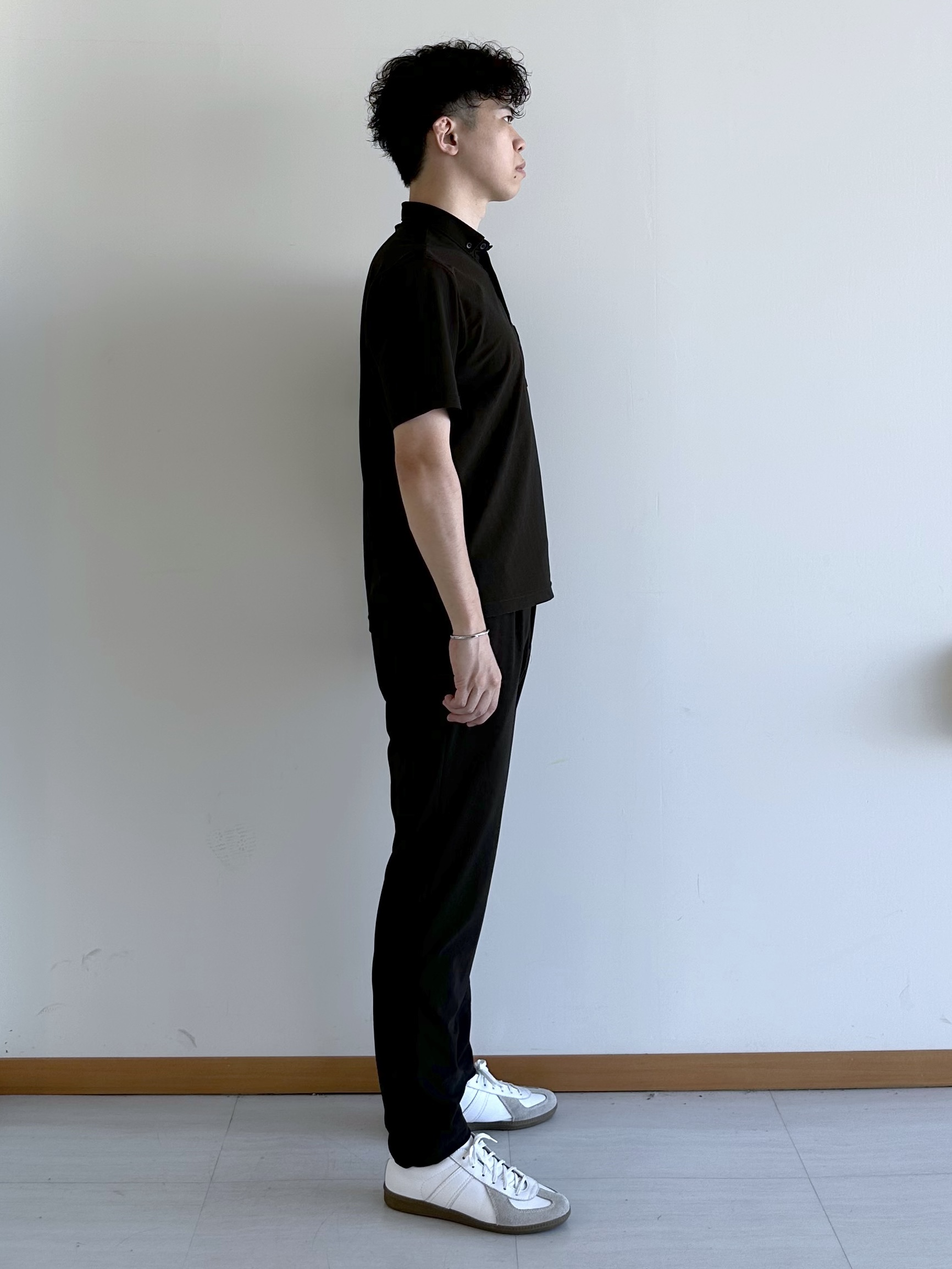 イッシーさんの「TAKEO KIKUCHI｜【通気性】AIR TOOL ポロシャツ」を使ったコーディネート
