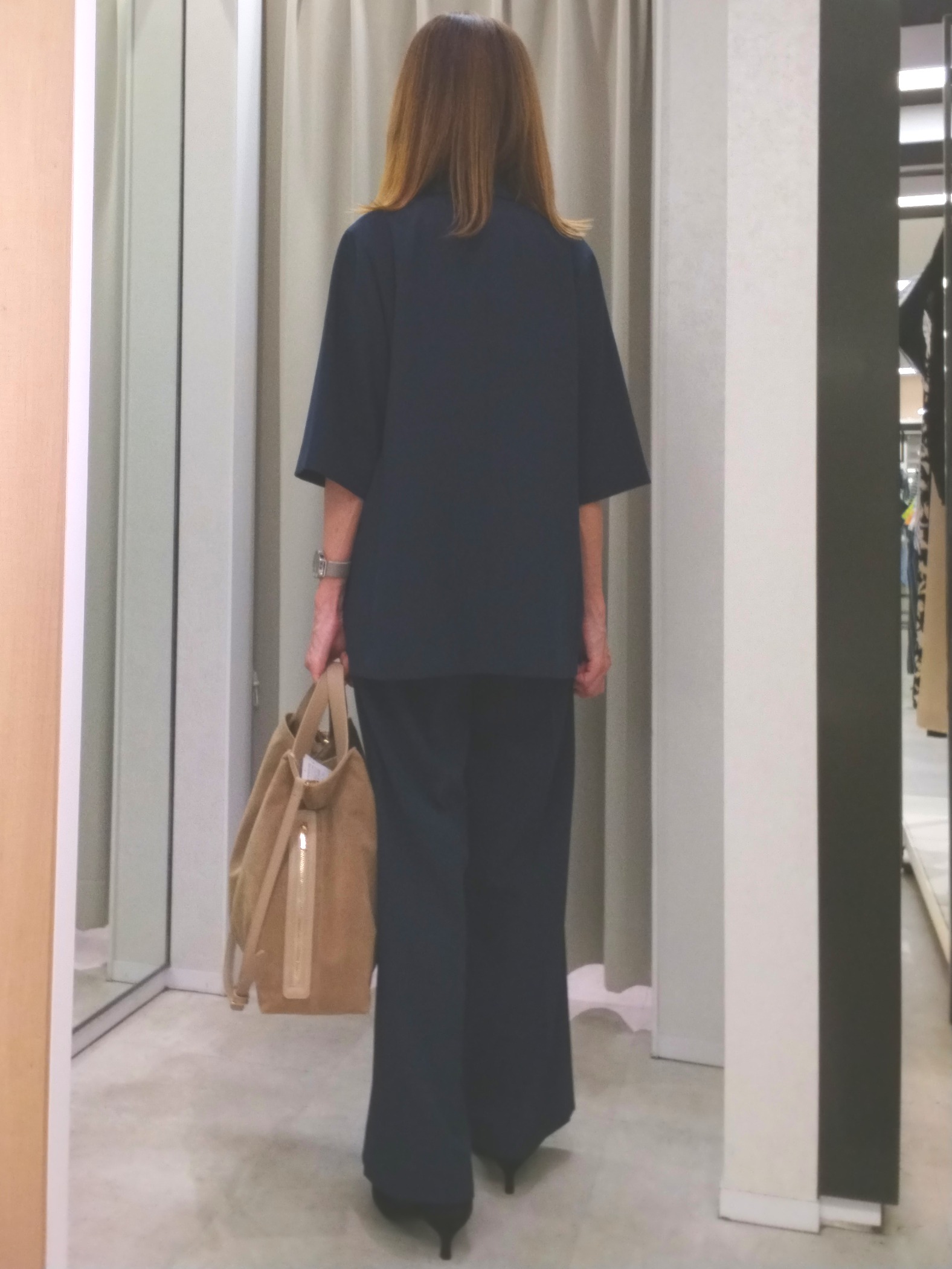 もりさんの「UNTITLED｜【セットアップ可/UVカット/通気性】エアリークール半袖ジャケット」を使ったコーディネート