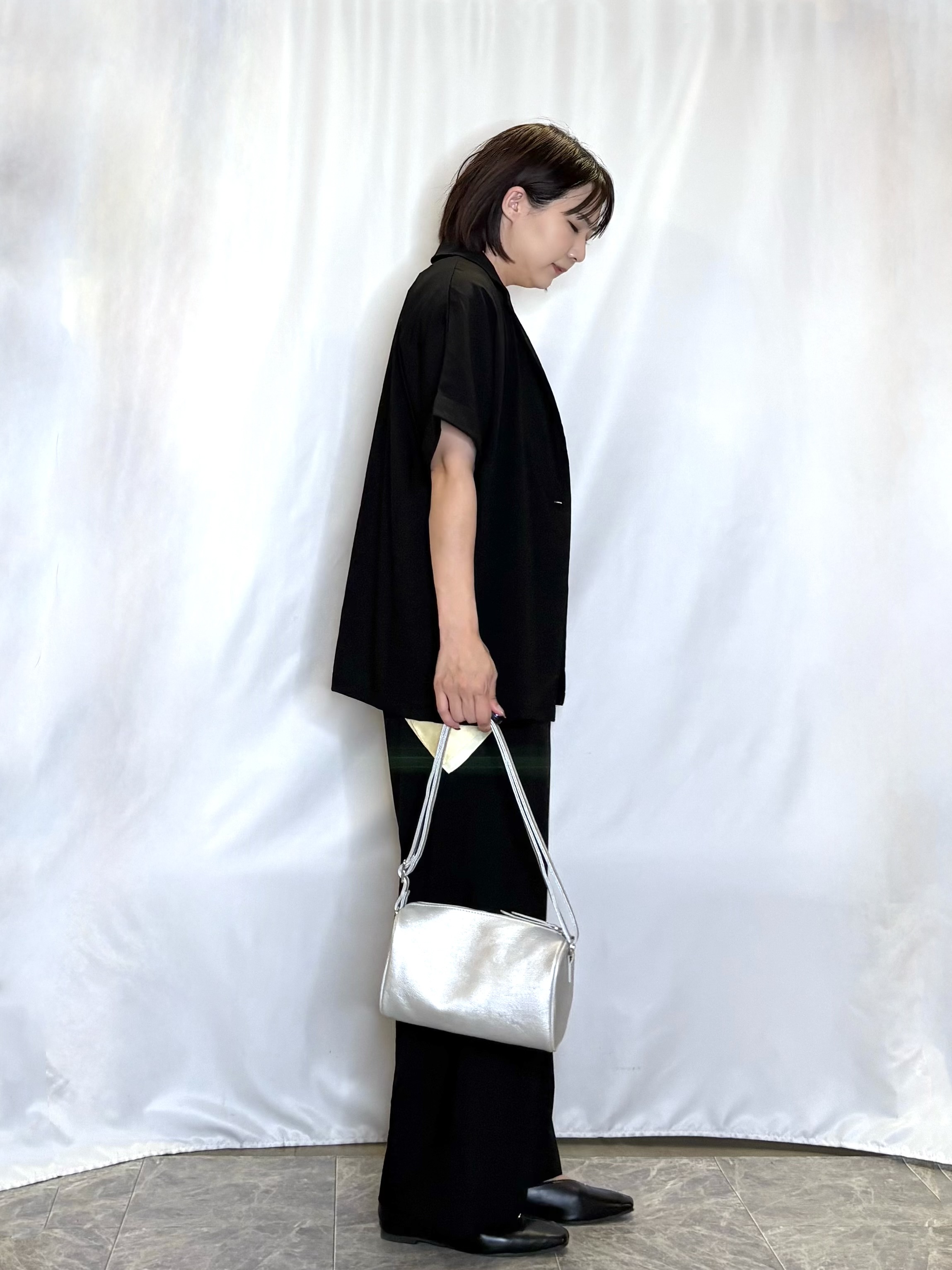 ネリさんの「SHOO･LA･RUE｜【高レビュー/洗濯機可/セットアップ可】軽凛(かろりん) ひんやり半袖ジャケット」を使ったコーディネート