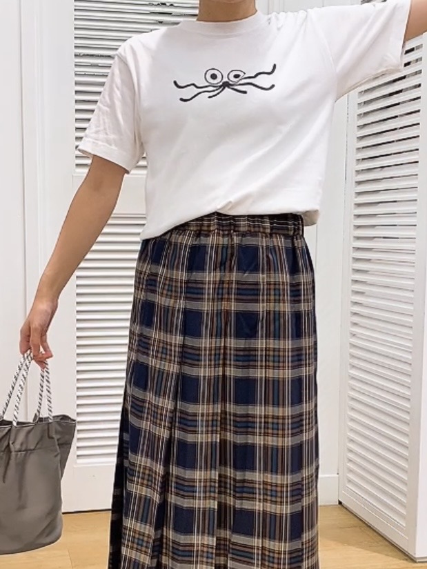 Hamaさんの「Dessin｜UMAO&times;Dessinコラボ プリントキャットフェイスT」を使ったコーディネート