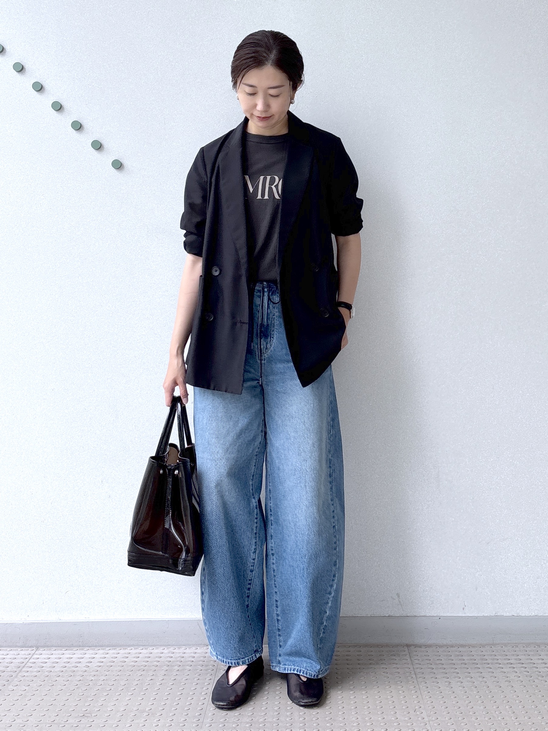saitoさんの「DRESSTERIOR｜【接触冷感/防シワ機能/ウォッシャブル】クールタッチ リネンブレンドシアージャケット」を使ったコーディネート