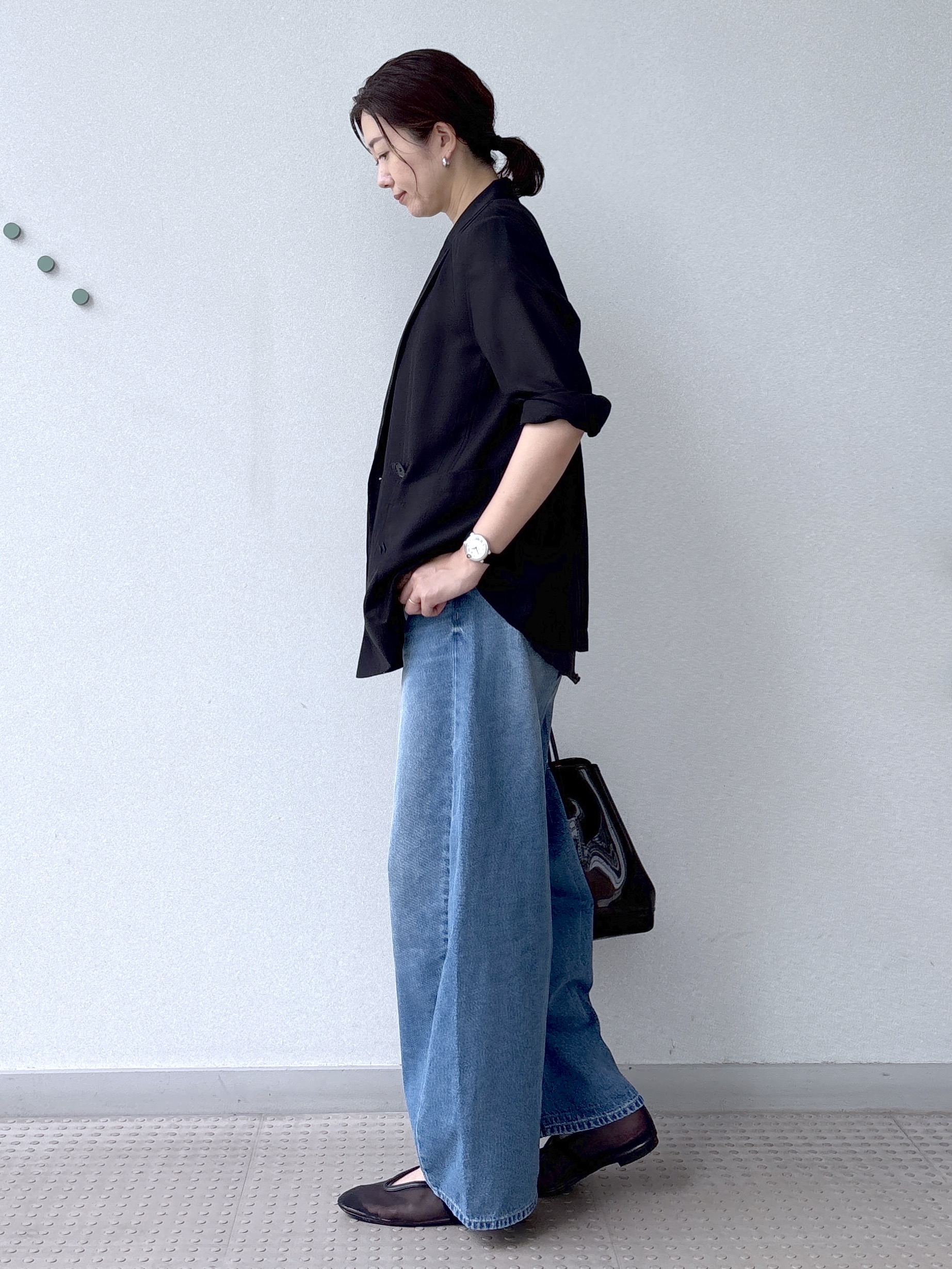 saitoさんの「DRESSTERIOR｜【接触冷感/防シワ機能/ウォッシャブル】クールタッチ リネンブレンドシアージャケット」を使ったコーディネート