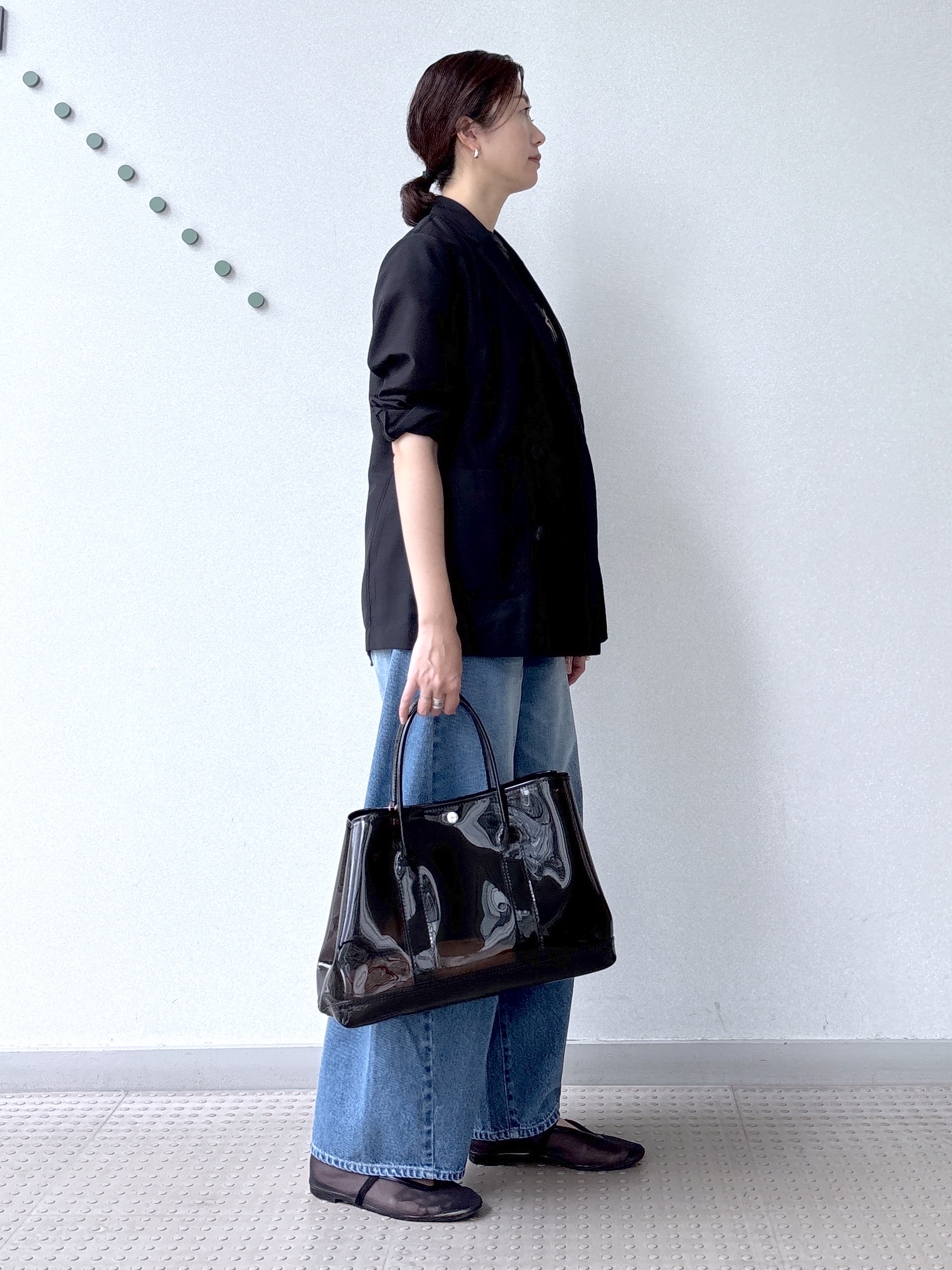 saitoさんの「DRESSTERIOR｜【接触冷感/防シワ機能/ウォッシャブル】クールタッチ リネンブレンドシアージャケット」を使ったコーディネート
