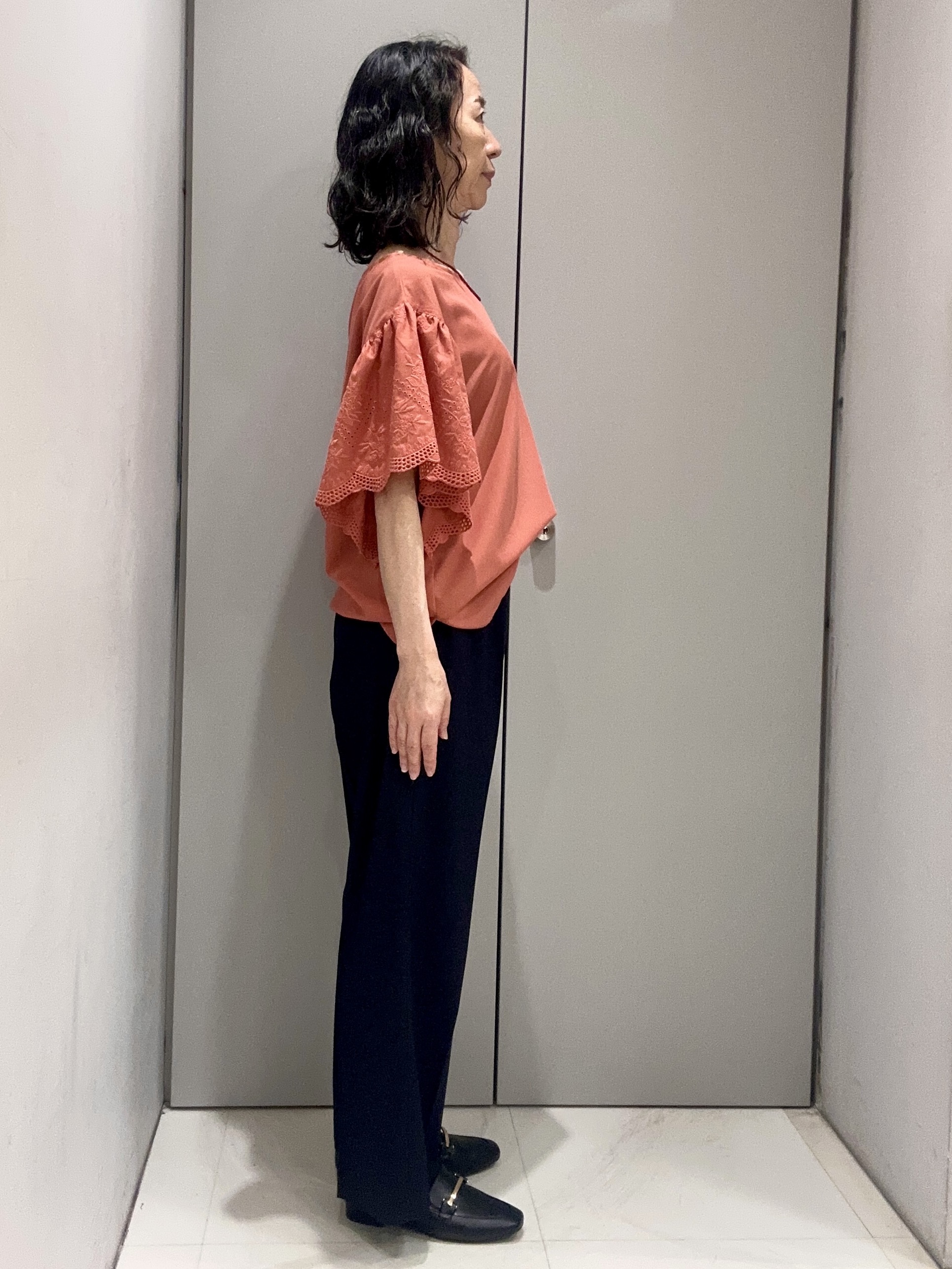 Kouさんの「Reflect｜【通勤◎】スカラップレーススリーブ ブラウス」を使ったコーディネート