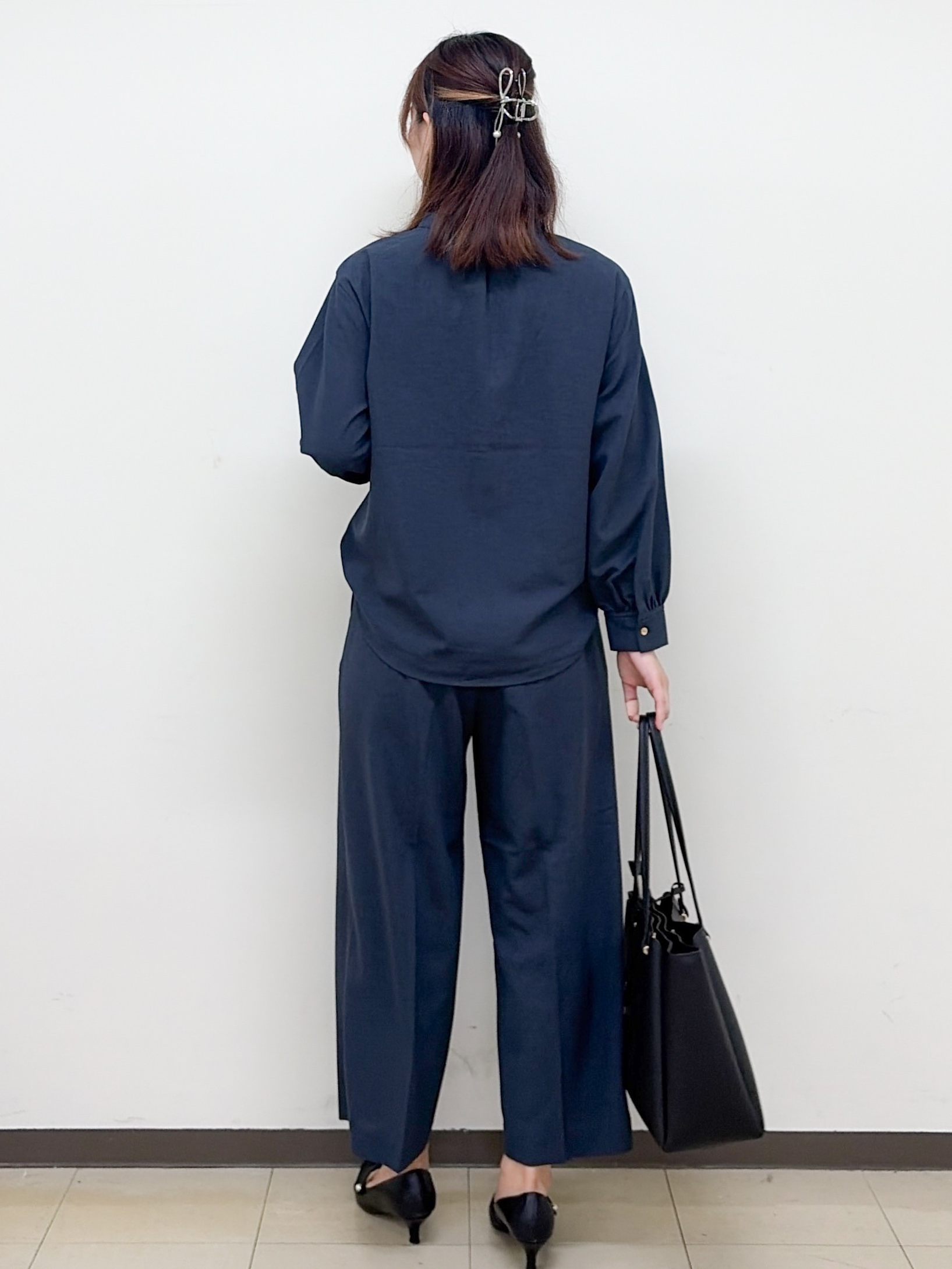 yurinaさんの「index｜【高通気／遮熱】風が通るスキッパーシャツ《洗濯機OK／UVケア／防シワ》」を使ったコーディネート