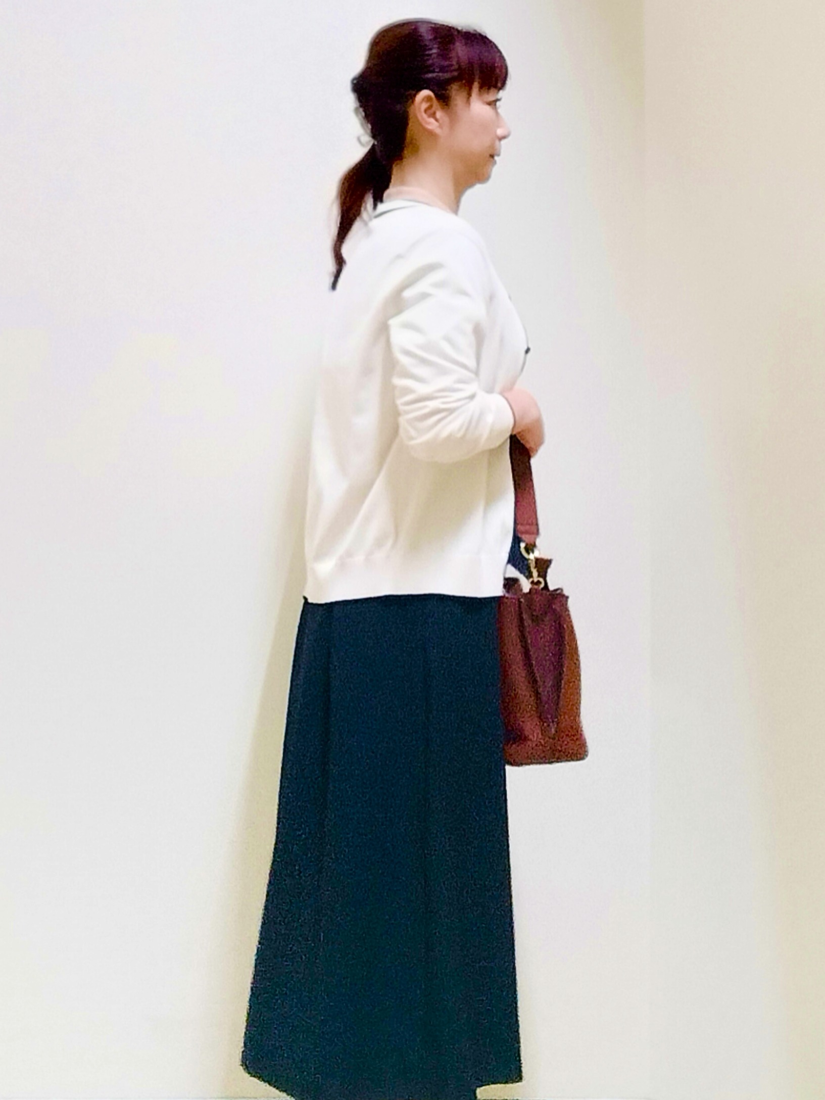 花さんの「Reflect｜【手洗い可】Aラインロングワンピース」を使ったコーディネート