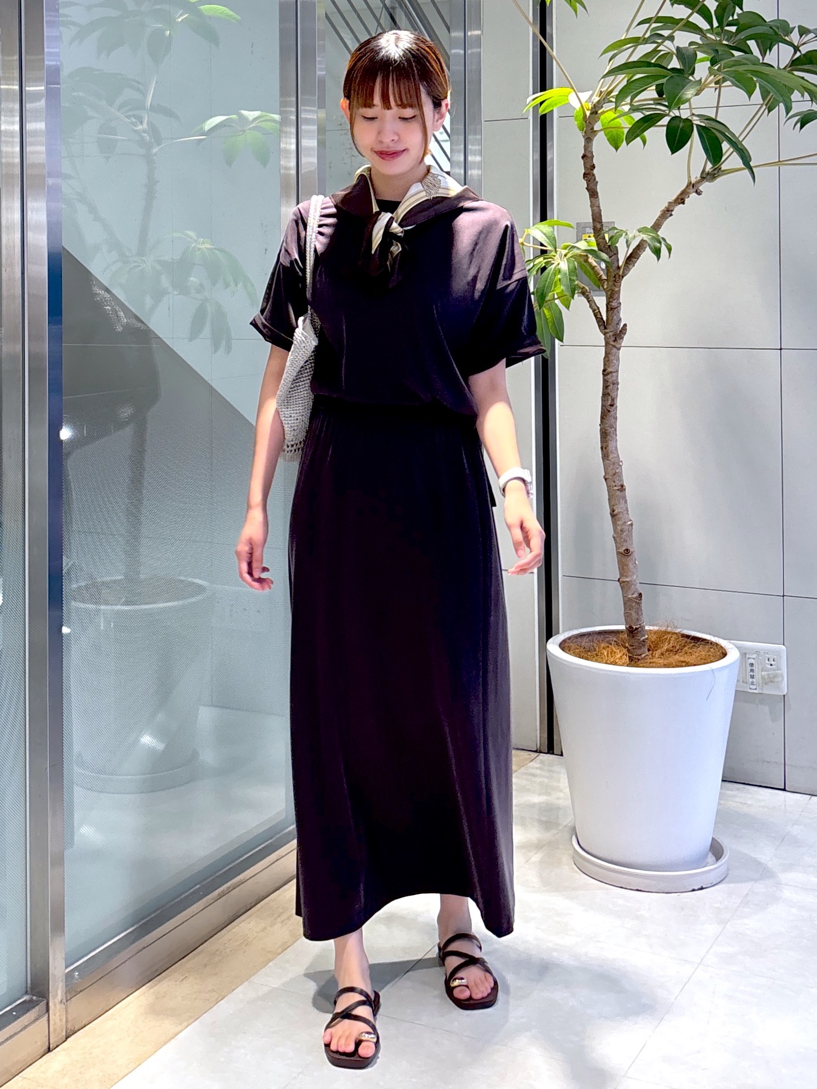 yukaさんの「UNTITLED｜【セットアップ可/接触冷感】ヴィンテージライクプルオーバー」を使ったコーディネート