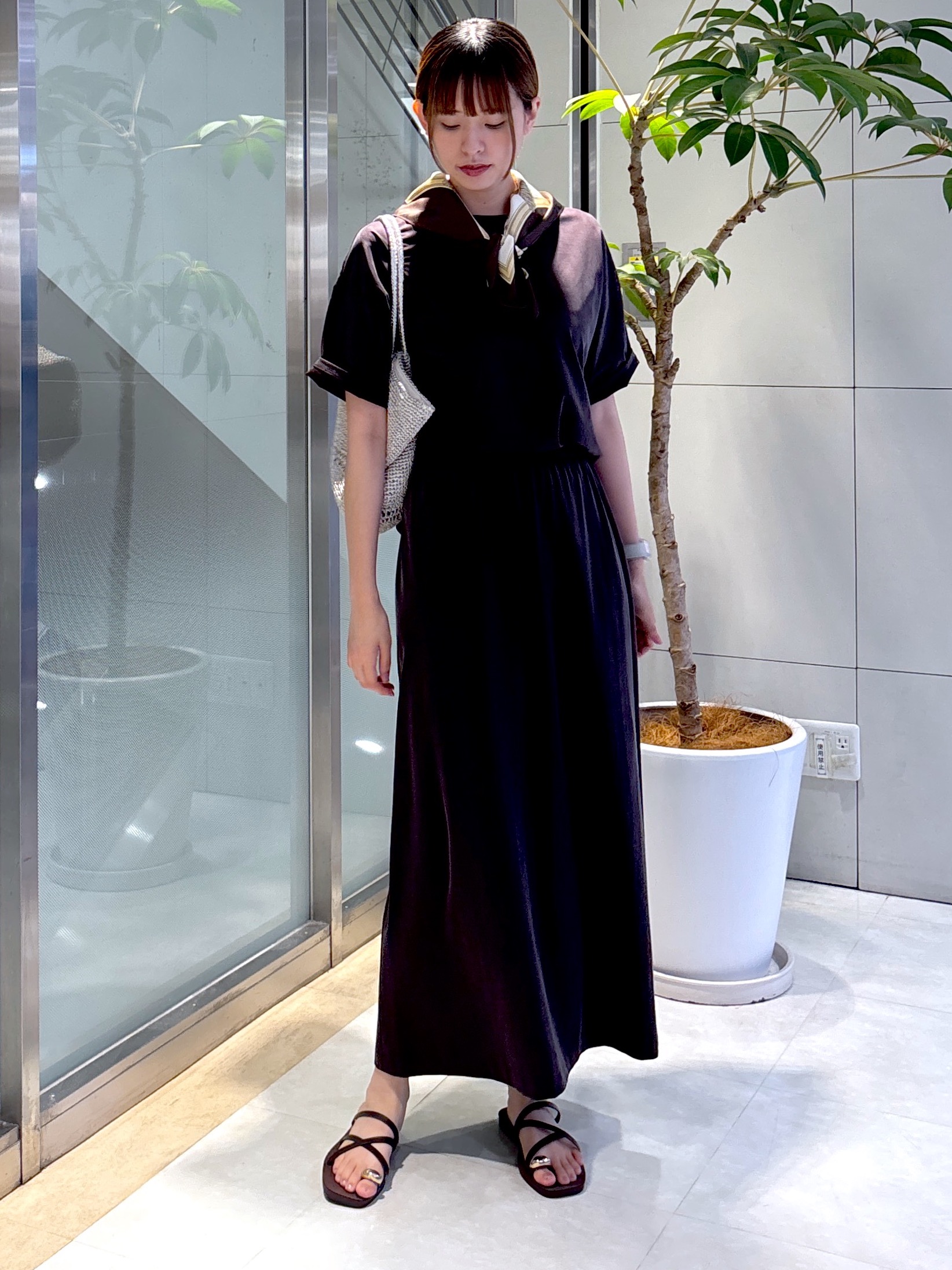 yukaさんの「UNTITLED｜【セットアップ可/接触冷感】ヴィンテージライクプルオーバー」を使ったコーディネート