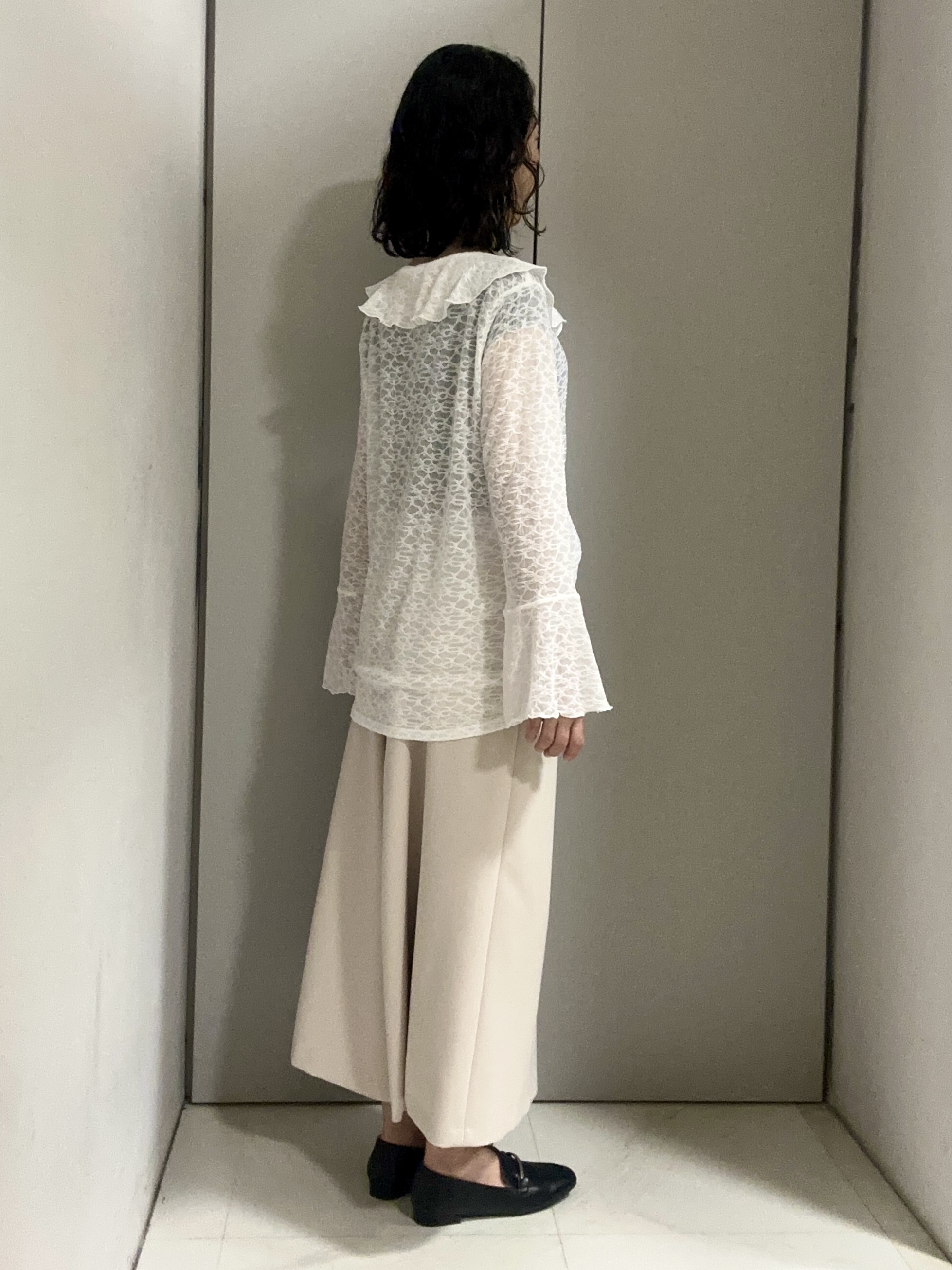 Kouさんの「Reflect｜【洗える】フリルレースブラウス」を使ったコーディネート
