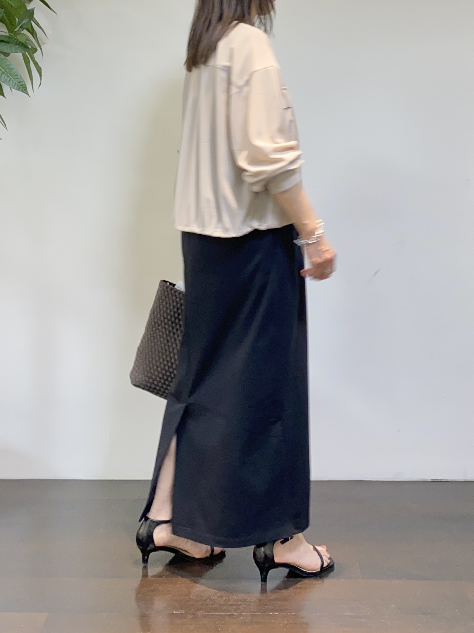 tomoさんの「UNTITLED｜【古畑星夏さん着用/洗える】シアーブルゾン」を使ったコーディネート