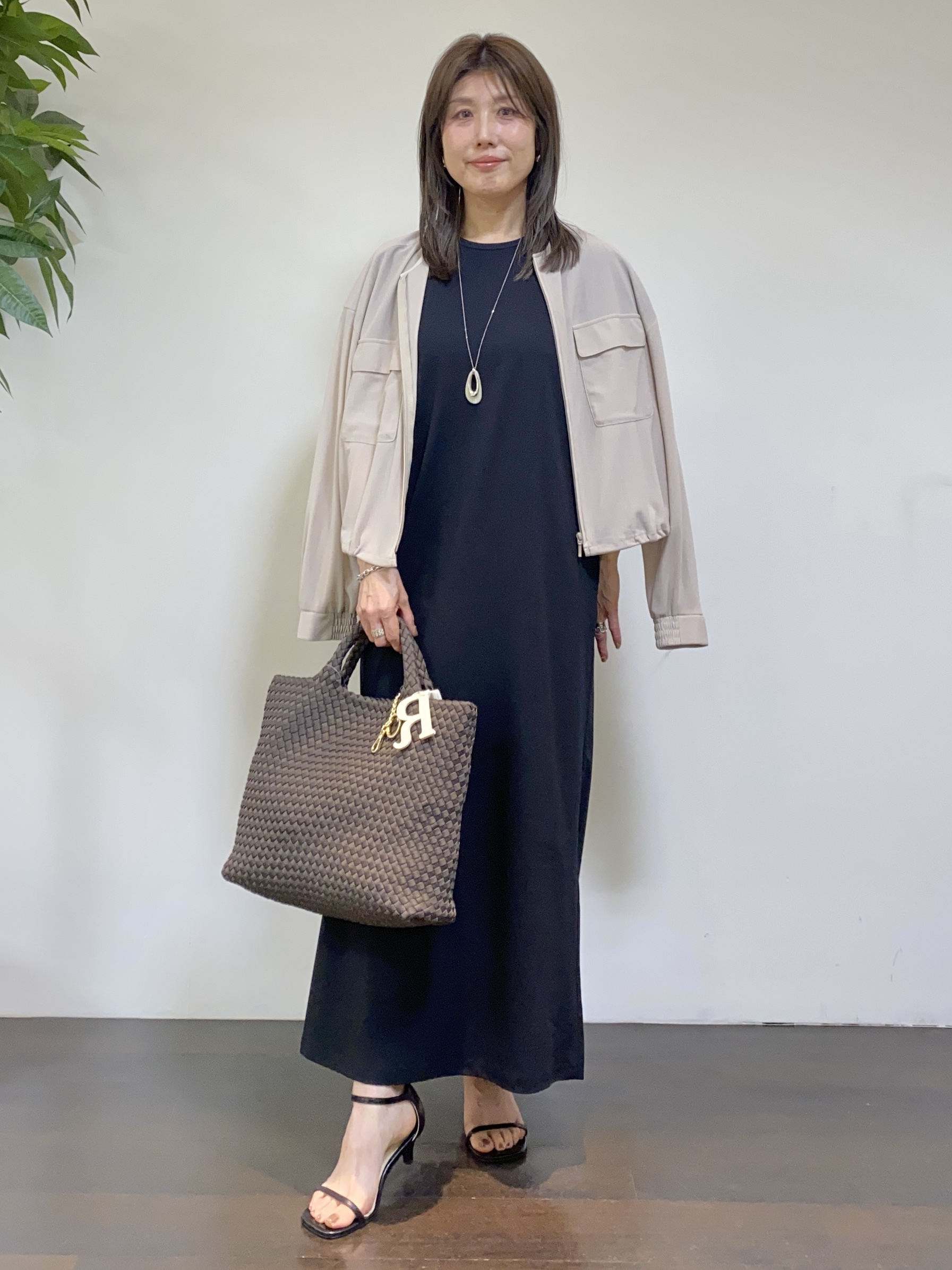 tomoさんの「UNTITLED｜【古畑星夏さん着用/洗える】シアーブルゾン」を使ったコーディネート