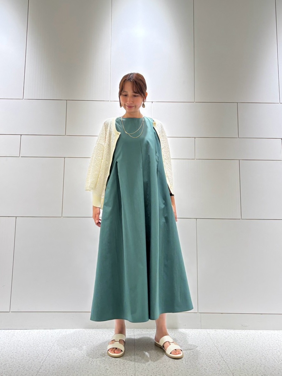yuriさんの「UNTITLED｜【接触冷感/UVカット/吸水速乾】Aラインロングワンピース」を使ったコーディネート