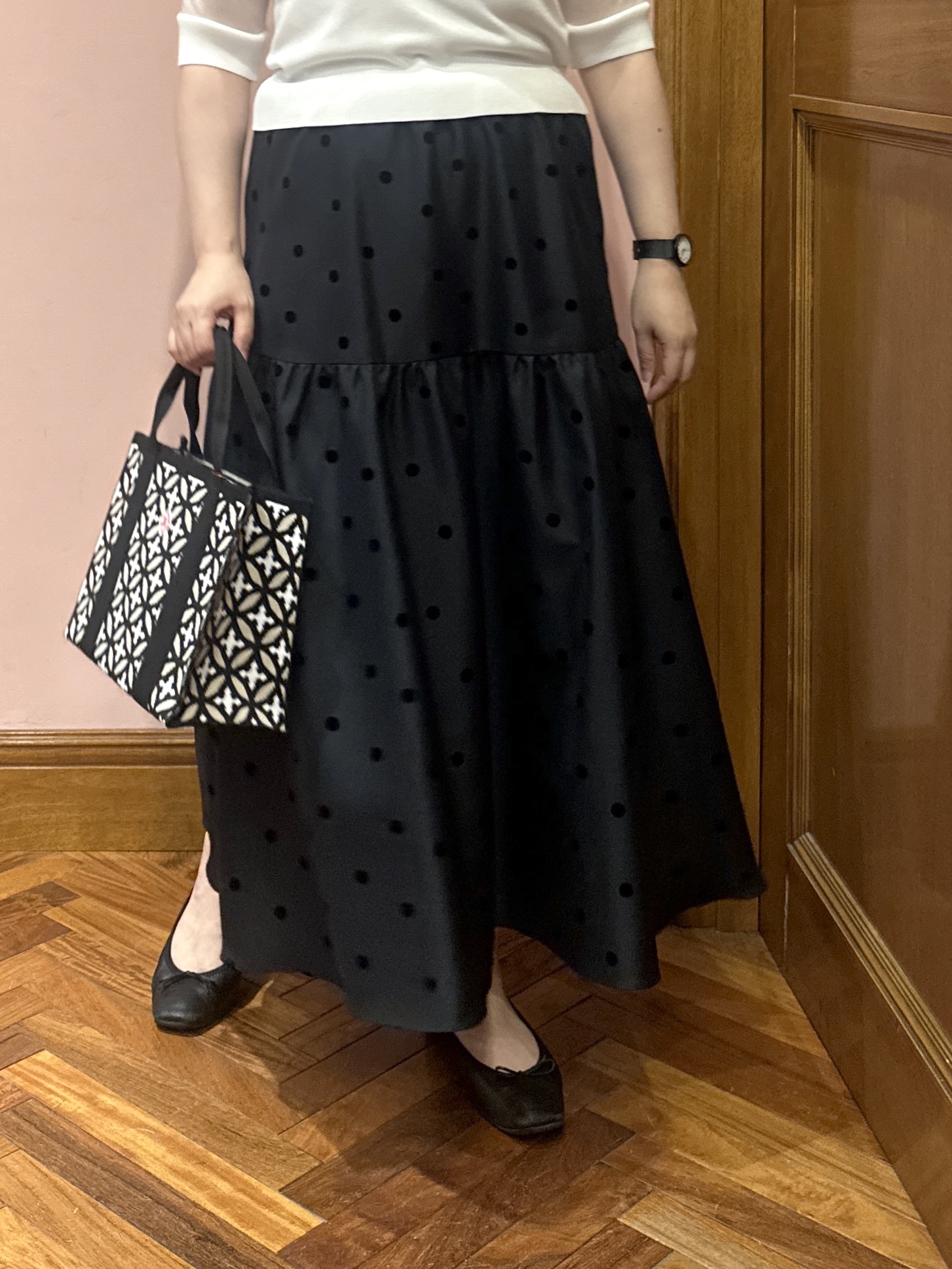 komatsuさんの「DRESSTERIOR｜【日本製】ウォッシャブルシアーニットプルオーバー」を使ったコーディネート