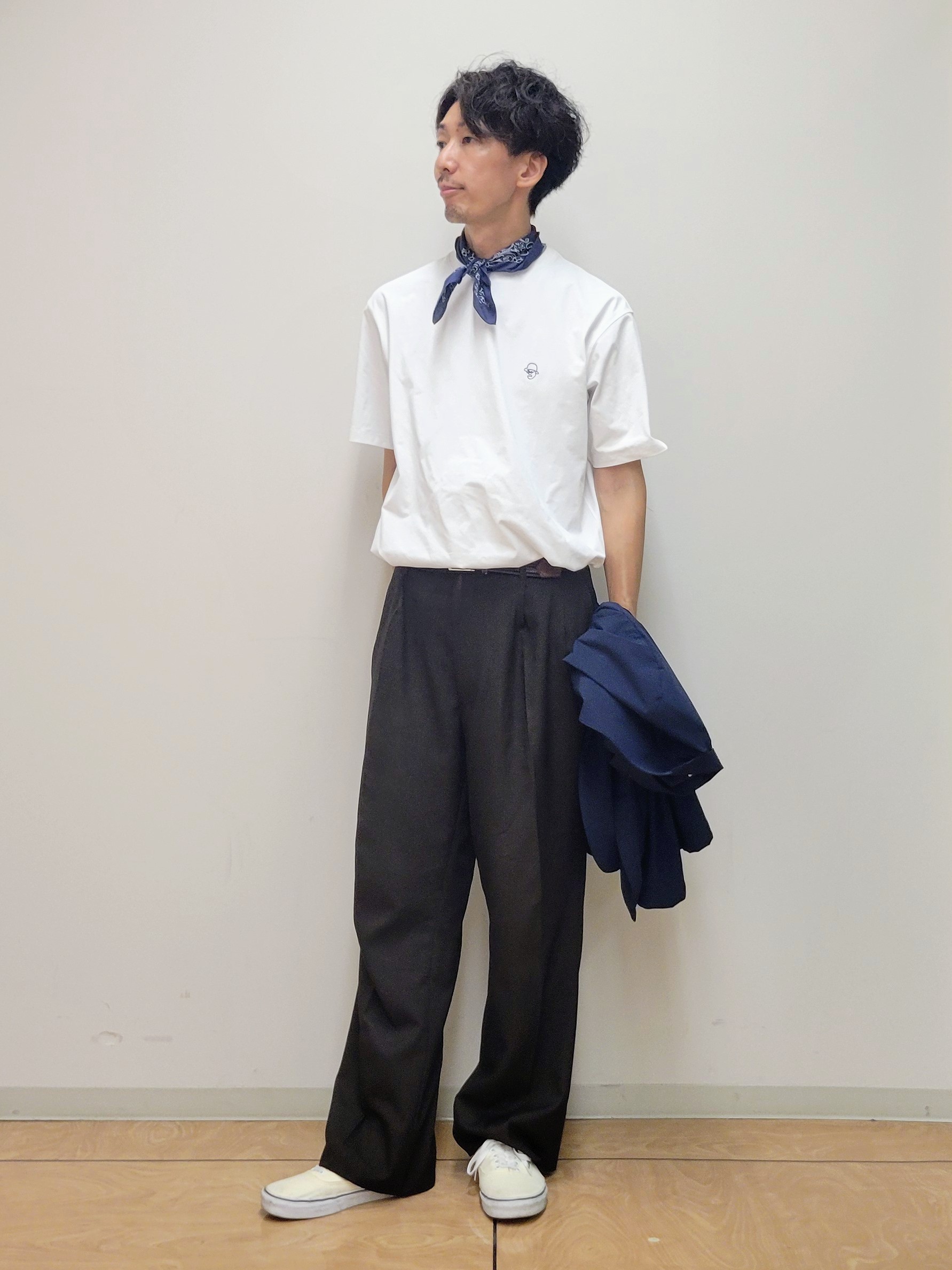 piroyaさんの「TAKEO KIKUCHI｜3Dナイロン ジャケット」を使ったコーディネート