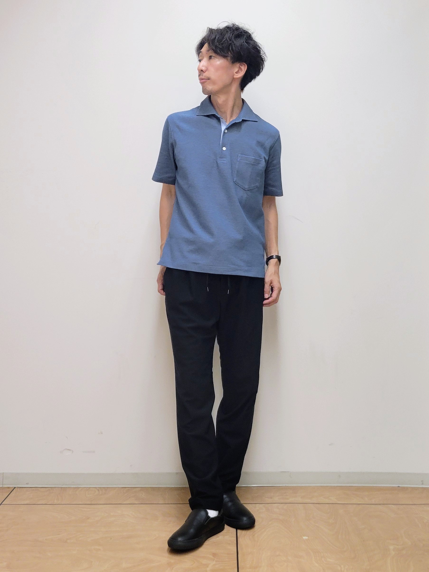 piroyaさんの「TAKEO KIKUCHI｜【抗菌防臭】ステイフレッシュ ポロシャツ」を使ったコーディネート