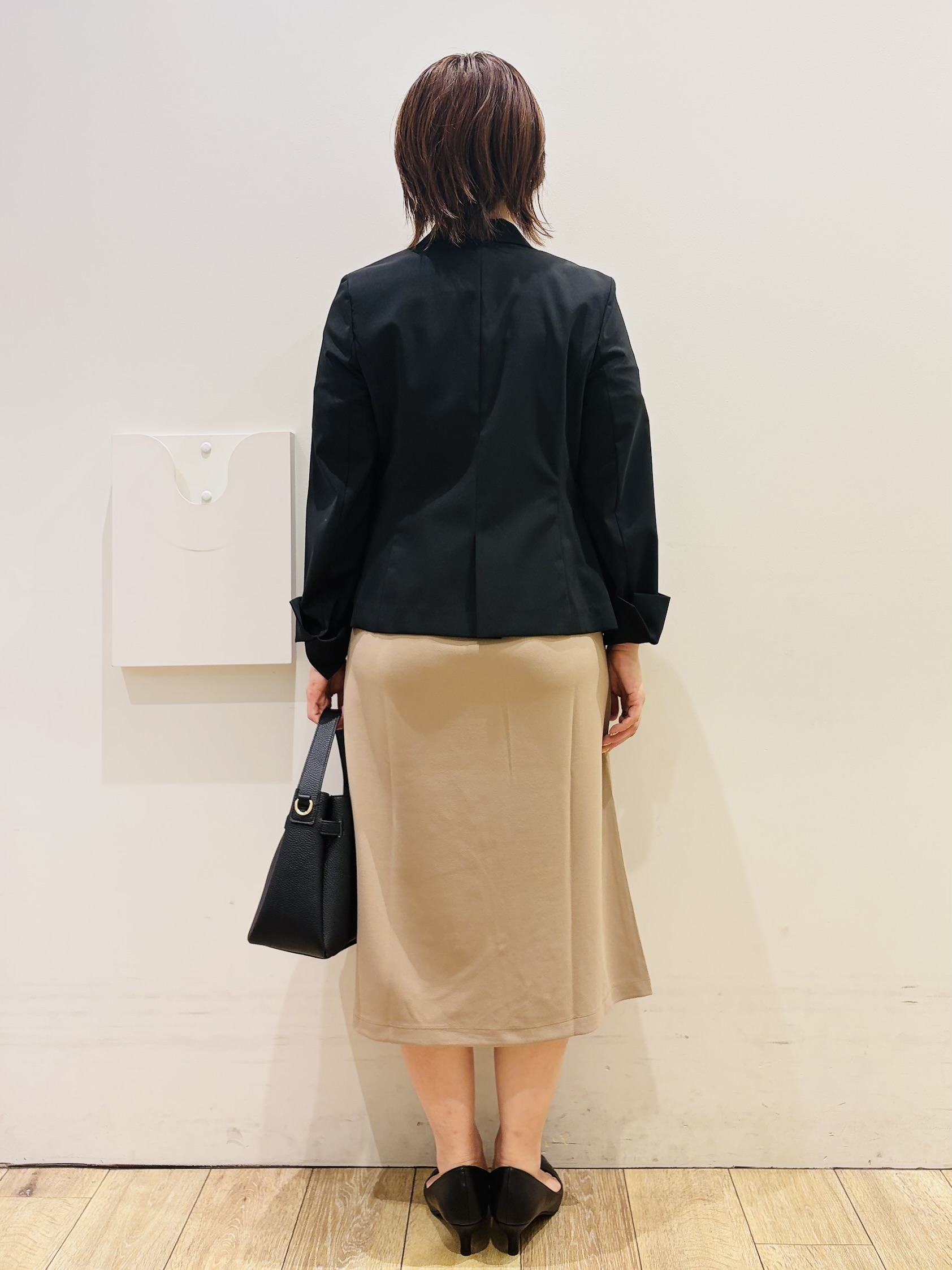 YUKOさんの「index｜【接触冷感／吸水速乾】セットアップ対応ストレッチテーラードジャケット《イージーアイロン／洗濯機OK／」を使ったコーディネート