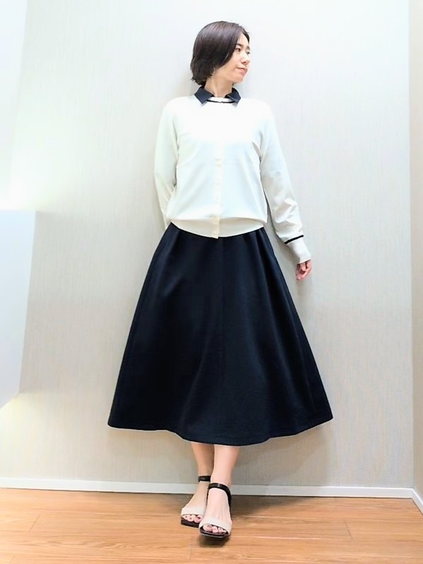 ミズタさんの「UNTITLED｜【UVカット/接触冷感/通気性】エアリークールワンピース」を使ったコーディネート