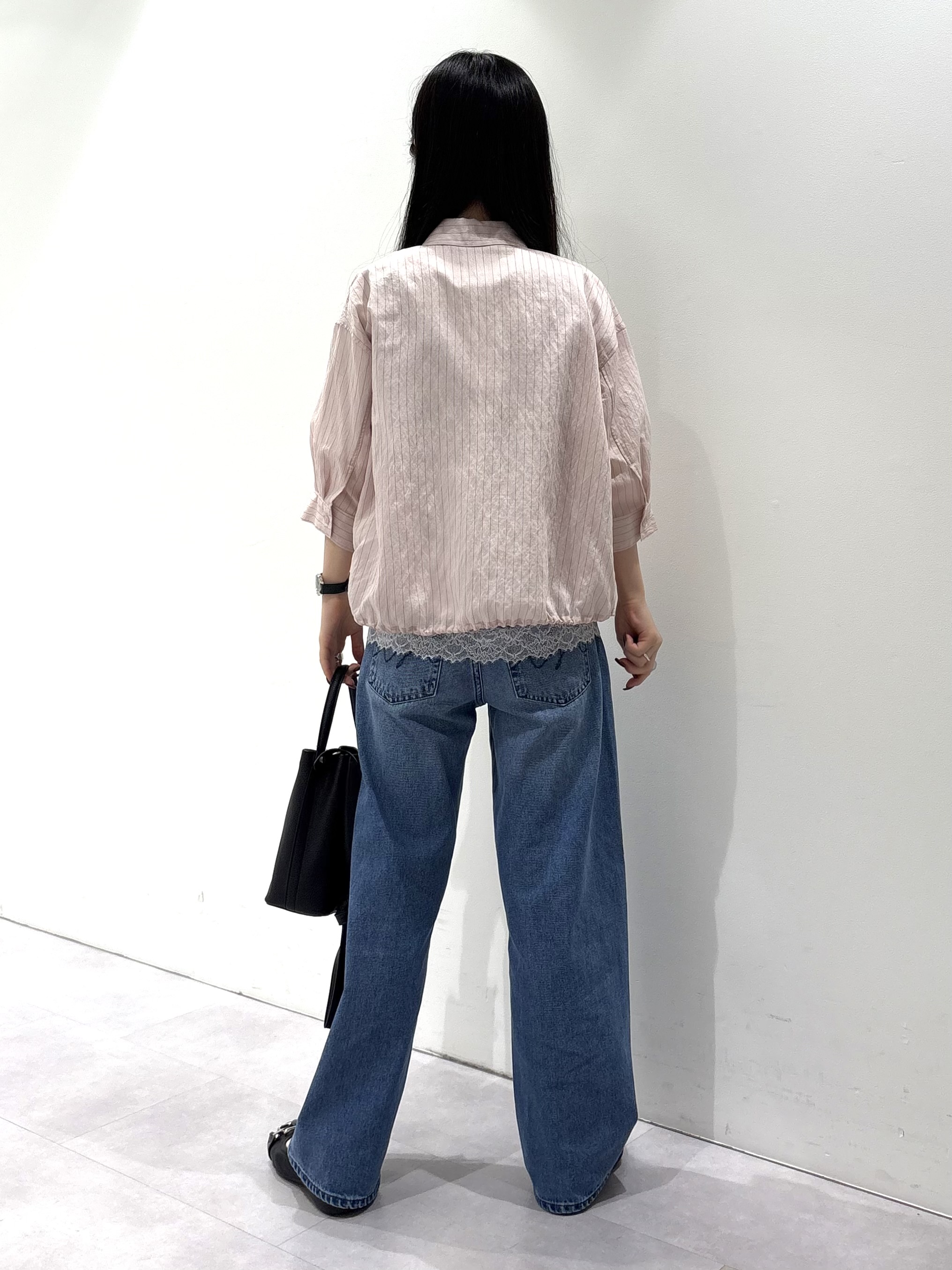 KEIKOさんの「INDIVI｜【シアー／7分袖】体型カバーゆったりシャツ」を使ったコーディネート