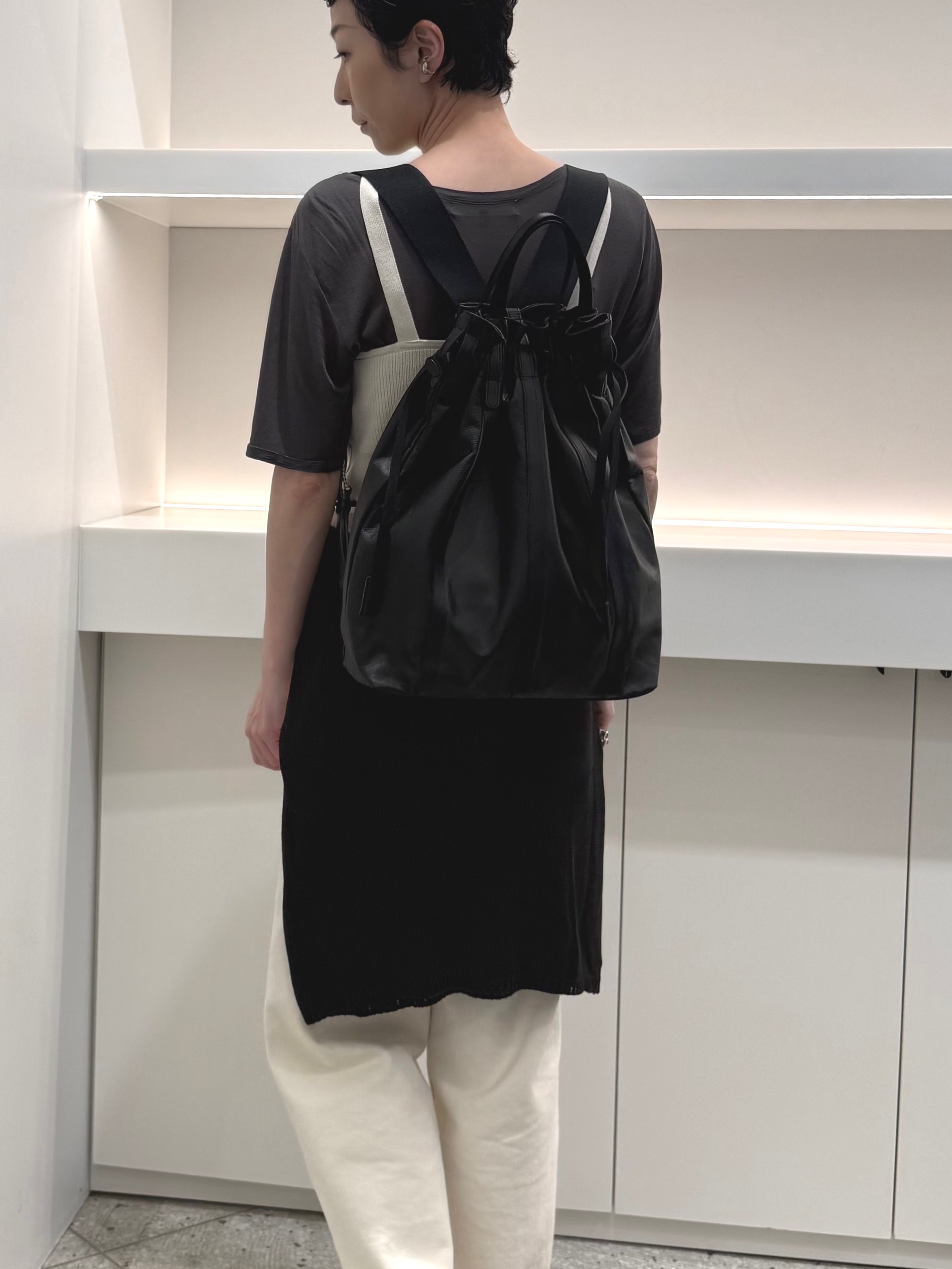 Kさんの「HIROKO HAYASHI｜FINE（フィーネ）2way ナップサック」を使ったコーディネート