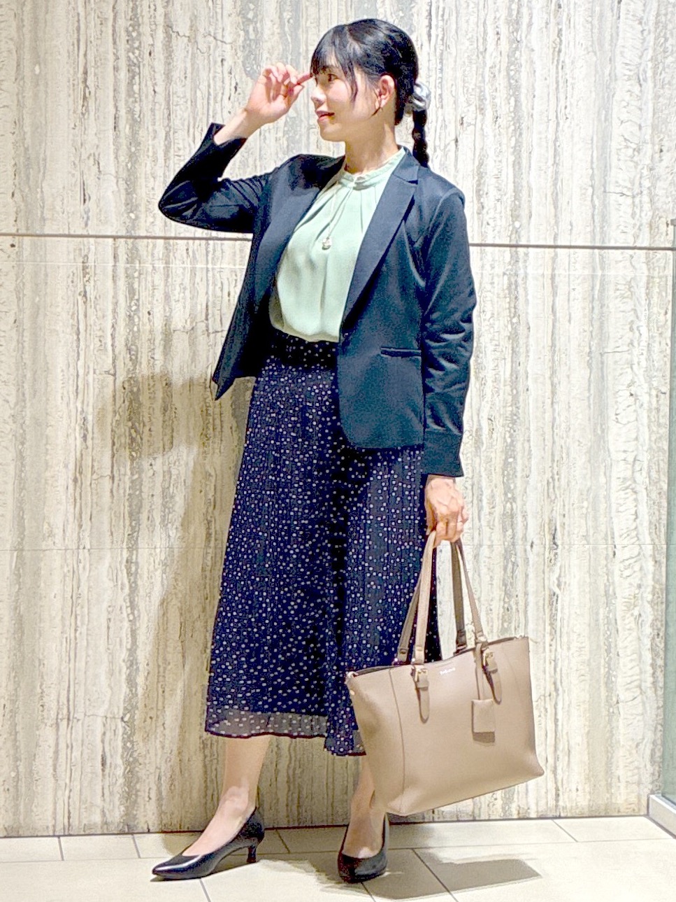  beni_gingerさんの「Reflect｜【SS-4Lサイズ／UVカット／接触冷感】匠ジャケット／ベーシックテーラード」を使ったコーディネート