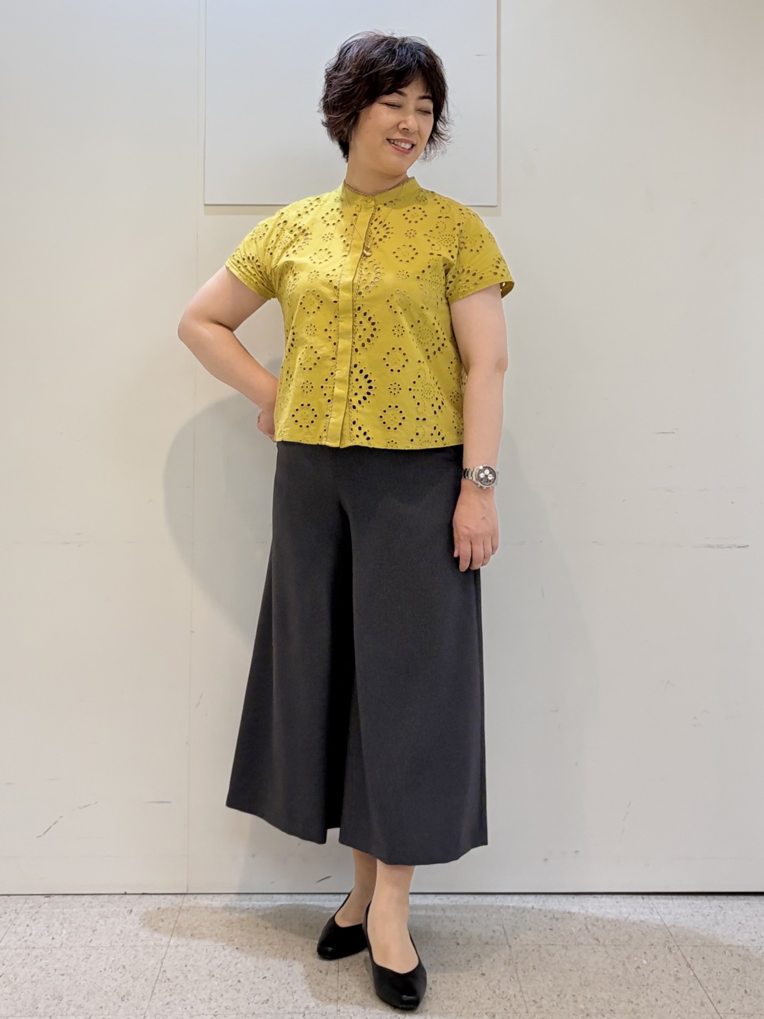 ヤスコさんの「Reflect｜【SS-4Lサイズ／UVカット／接触冷感】匠ジャケット／ロングテーラード」を使ったコーディネート