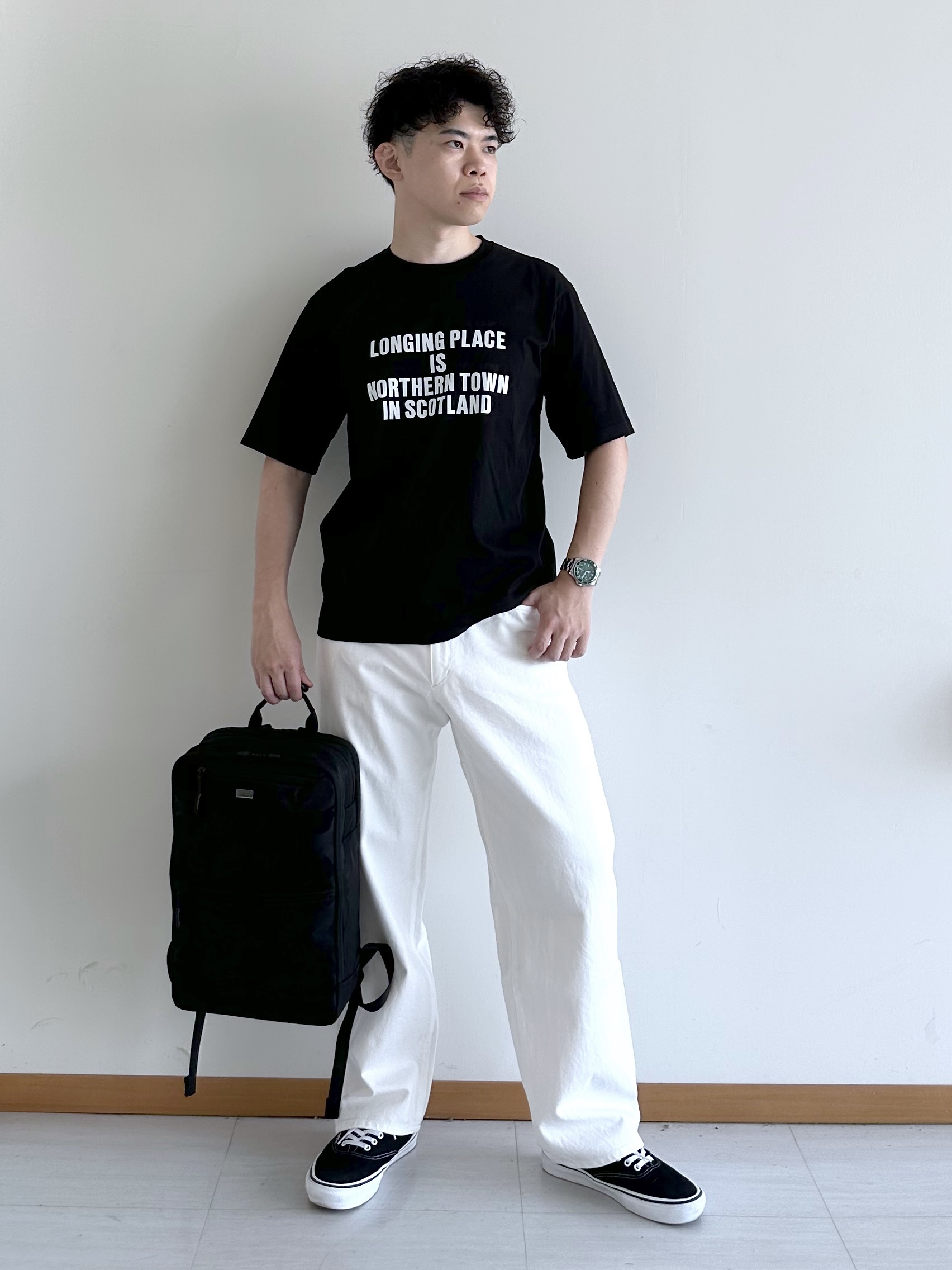 イッシーさんの「TAKEO KIKUCHI｜【抗菌防臭】COOL DOTS（R）ドビープリント ジャケット」を使ったコーディネート
