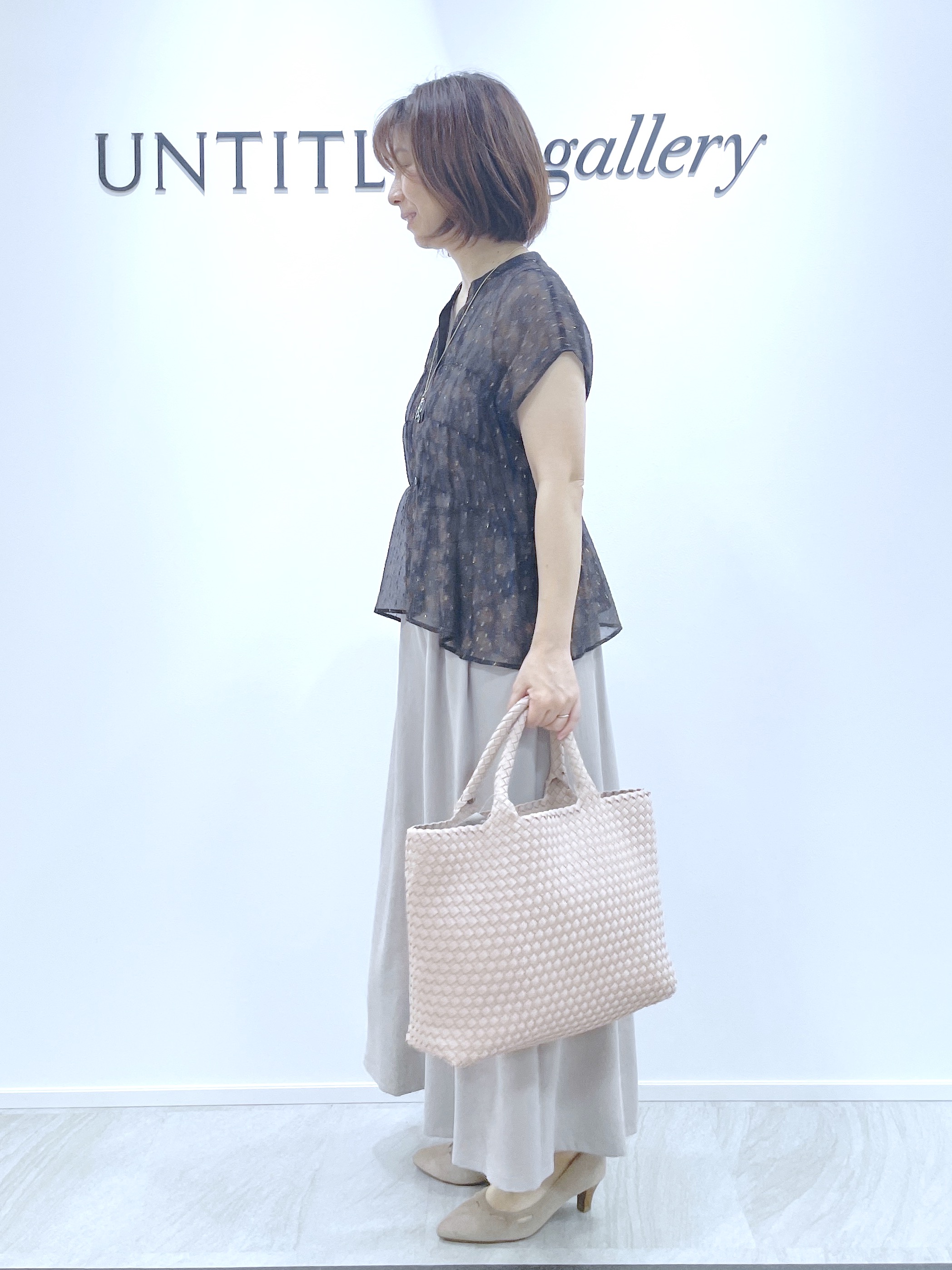 hanaさんの「UNTITLED｜ヴィンテージドットブラウス」を使ったコーディネート