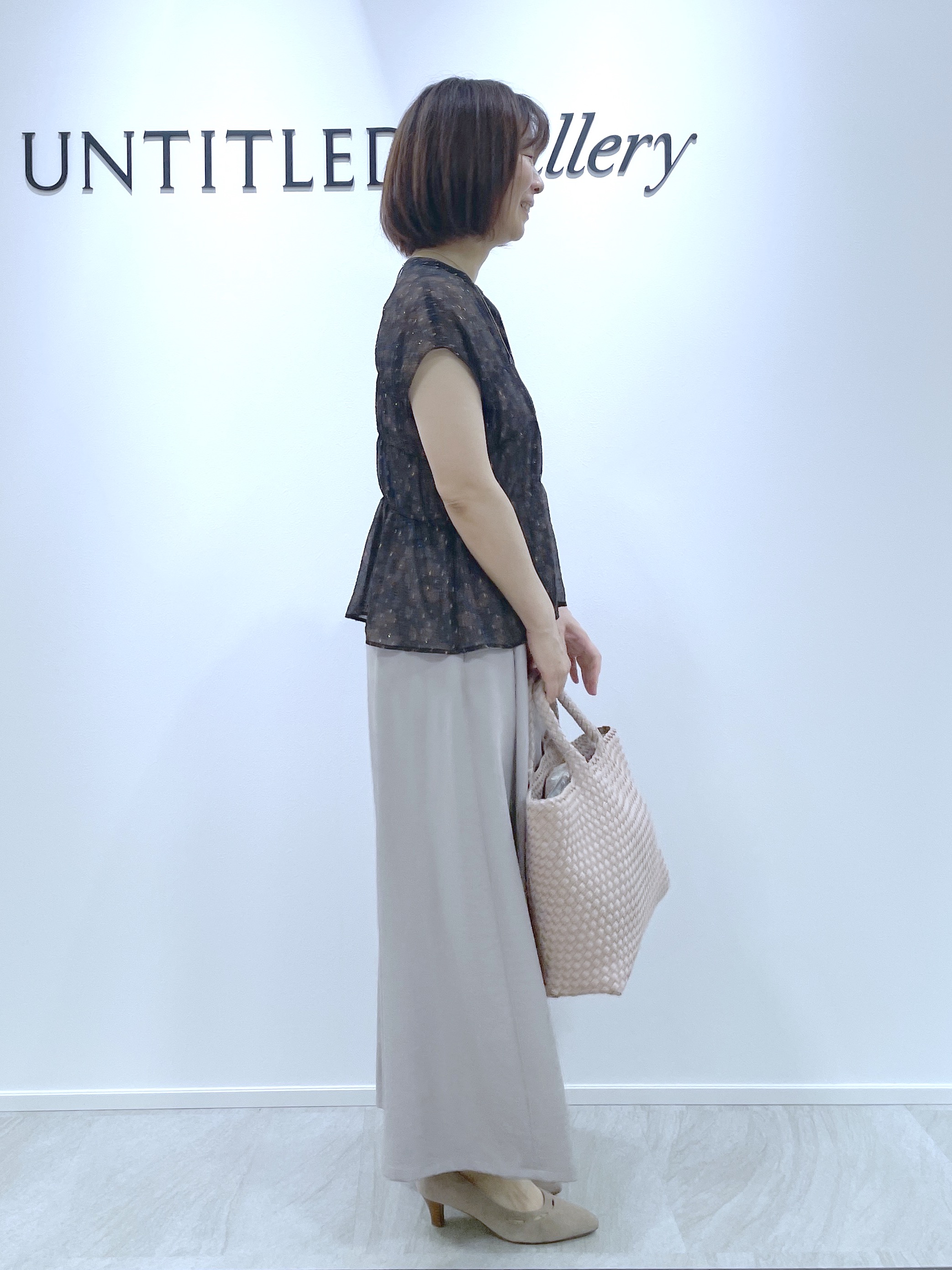 hanaさんの「UNTITLED｜ヴィンテージドットブラウス」を使ったコーディネート