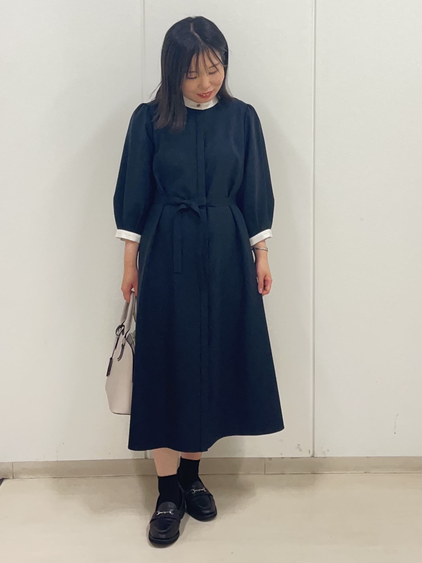 Rihoさんの「Reflect｜【手洗い可】Aラインロングワンピース」を使ったコーディネート