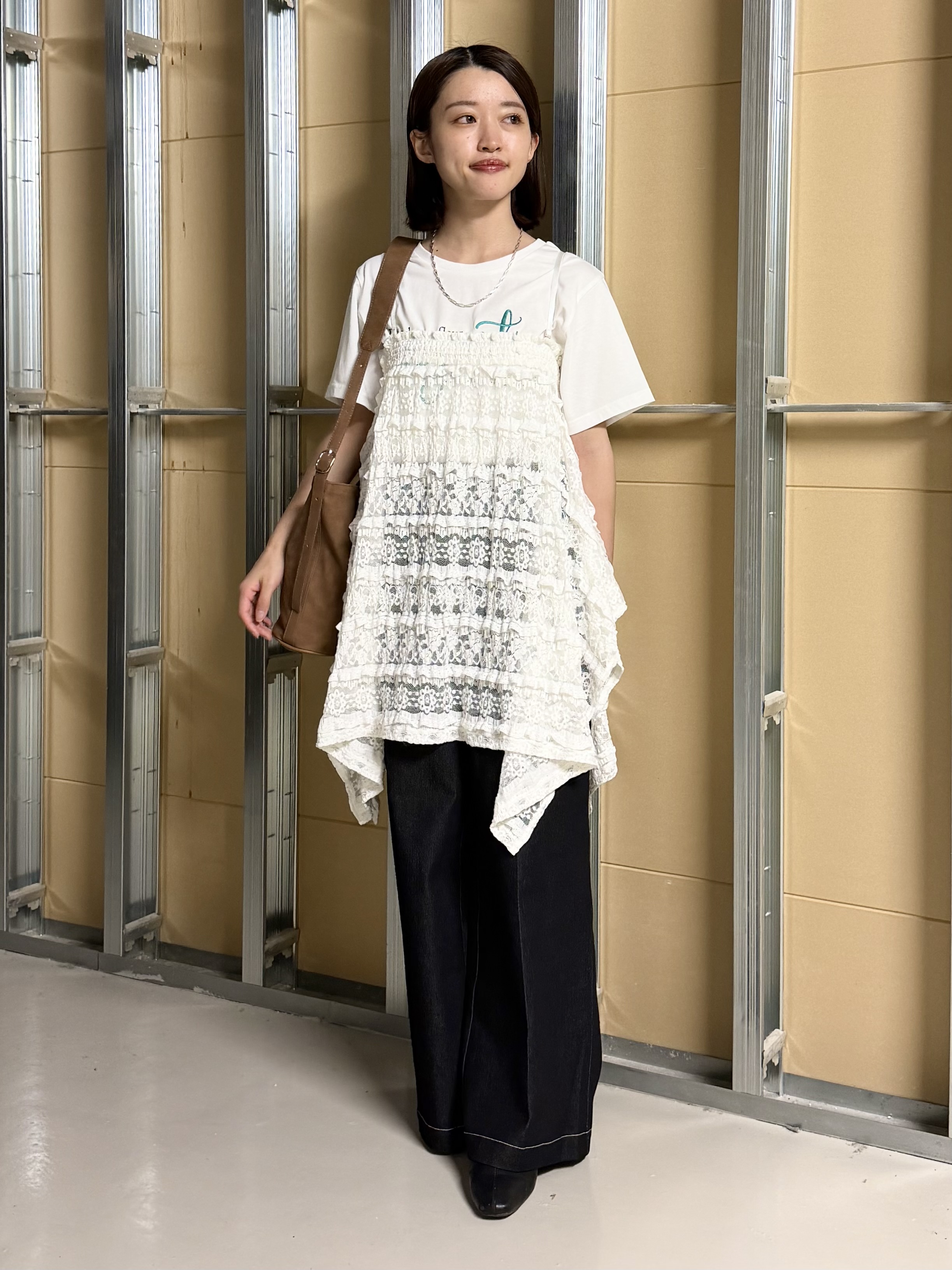 sahoさんの「THE SHOP TK｜【ひんやり/吸水速乾/UV/防しわ】ON/OFFどちらにも 軽やか半袖ジャケット」を使ったコーディネート