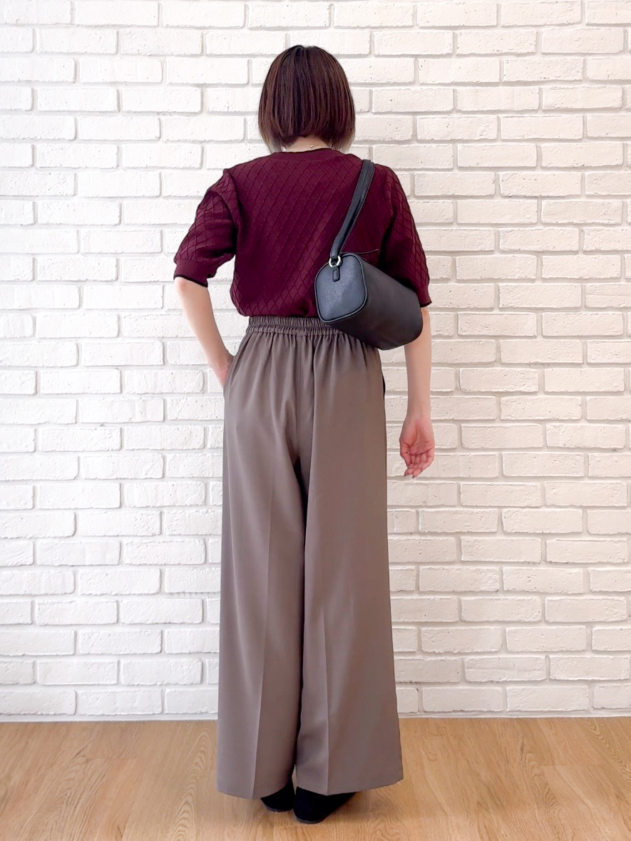 𝐜𝐡𝐢𝐤𝐚さんの「SHOO･LA･RUE｜【洗濯機可/S-LL】上品見え ミニケーブルニット」を使ったコーディネート