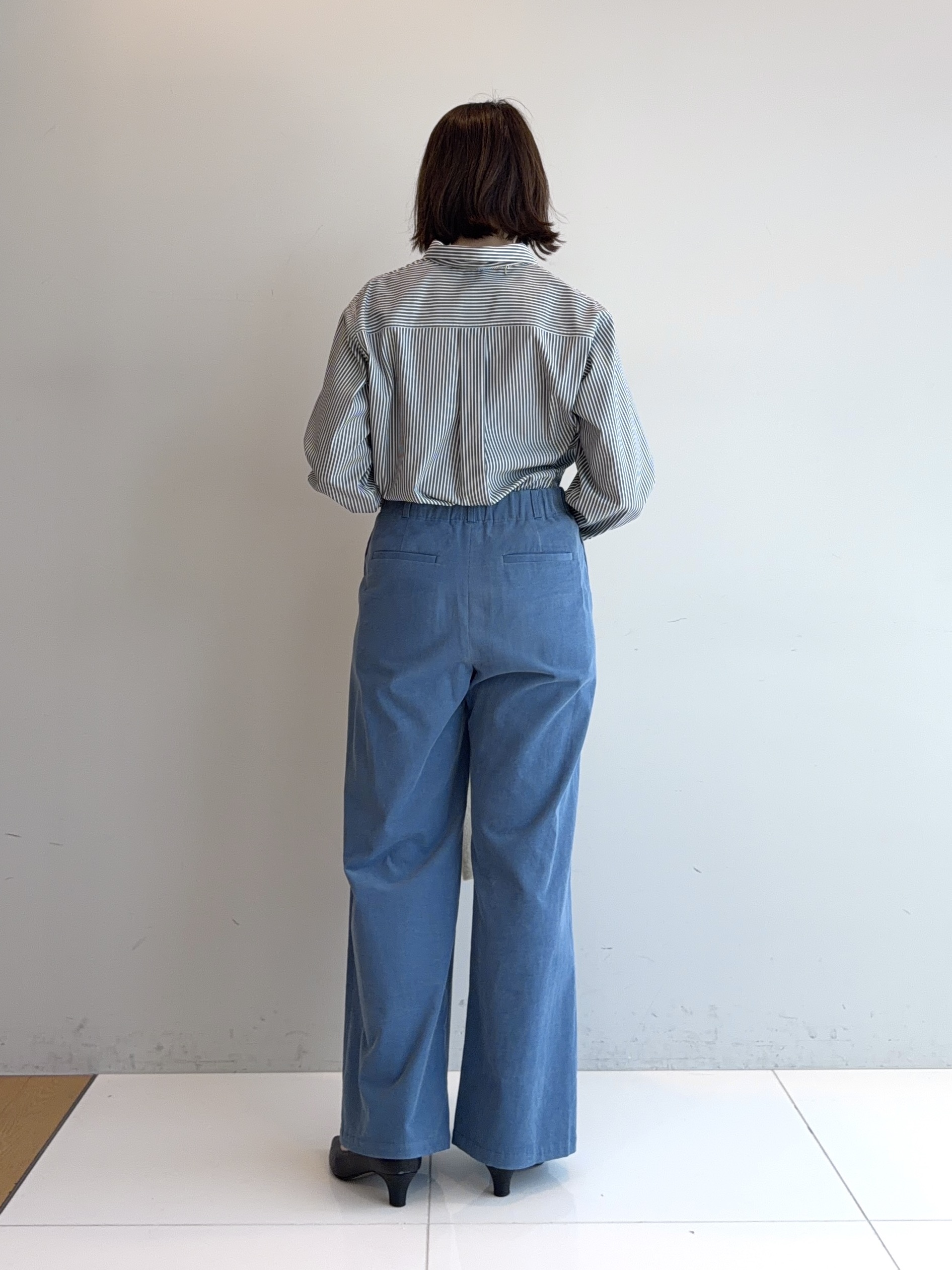 murayamaさんの「INDIVI｜【ラム革／美脚／通勤】レザーパンプス」を使ったコーディネート