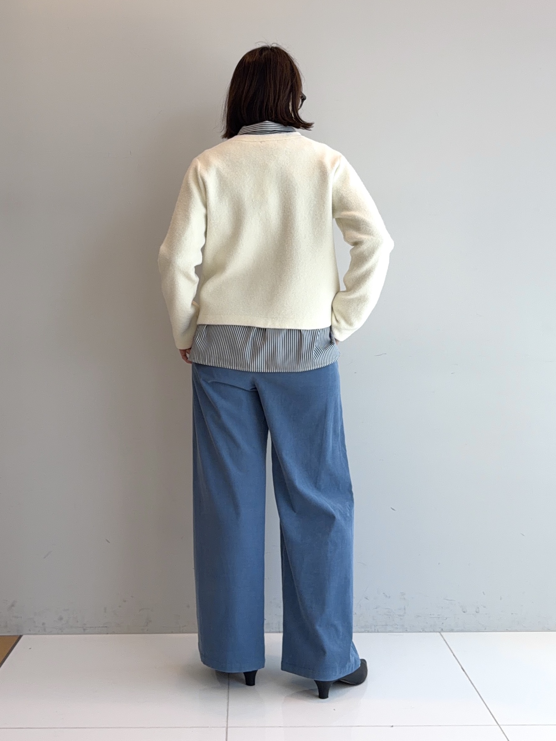 murayamaさんの「INDIVI｜【ラム革／美脚／通勤】レザーパンプス」を使ったコーディネート