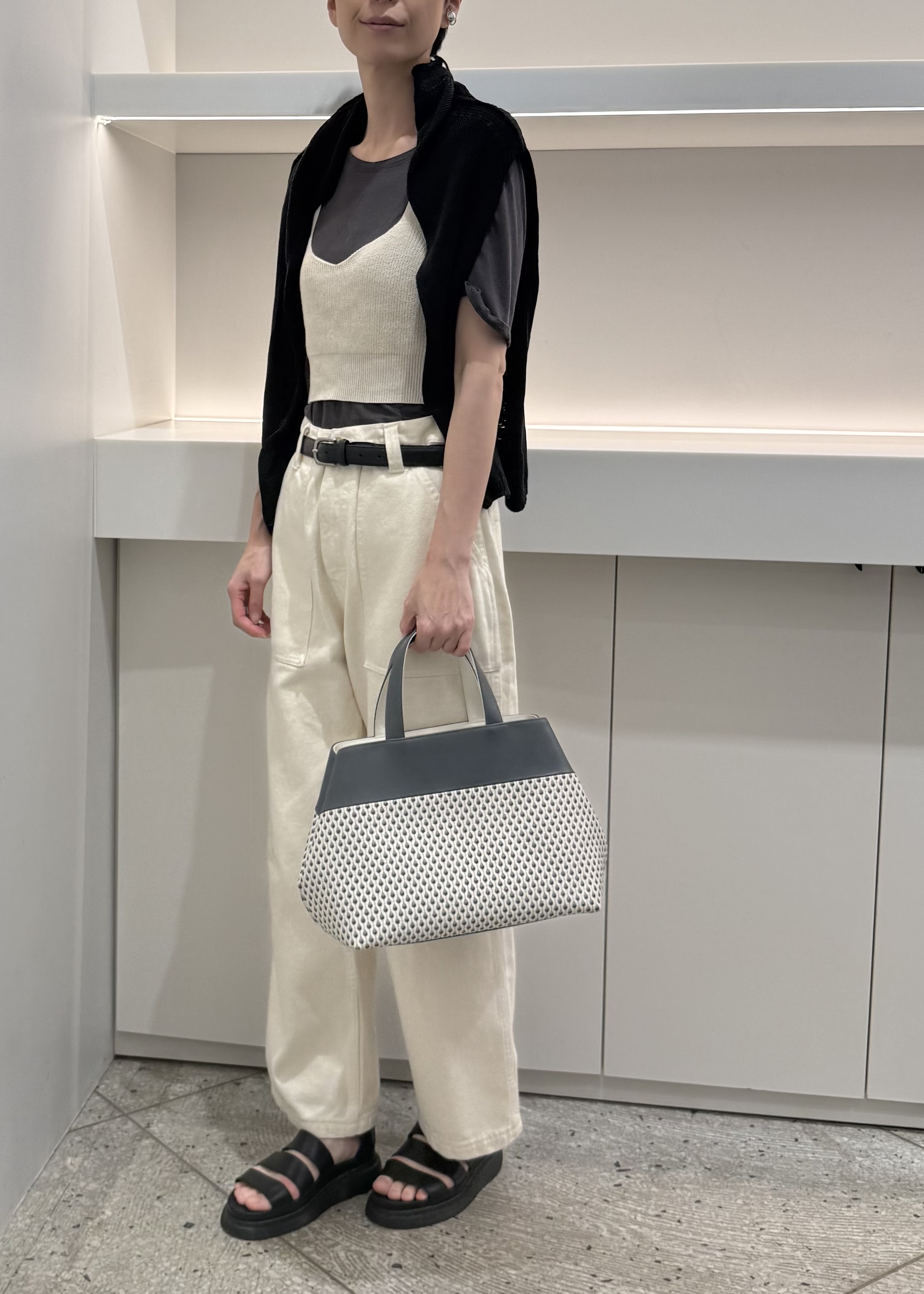 Kさんの「HIROKO HAYASHI｜STILLA（スティラ）ハンドトートバッグ」を使ったコーディネート