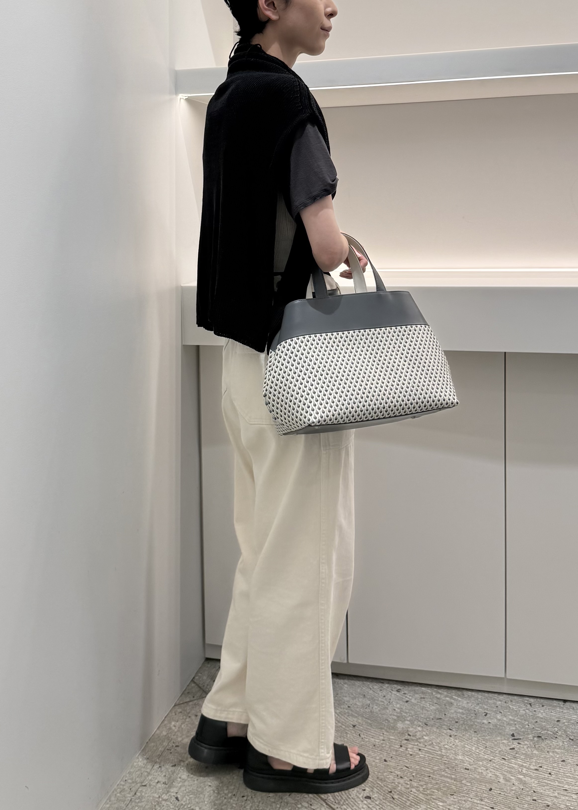 Kさんの「HIROKO HAYASHI｜STILLA（スティラ）ハンドトートバッグ」を使ったコーディネート