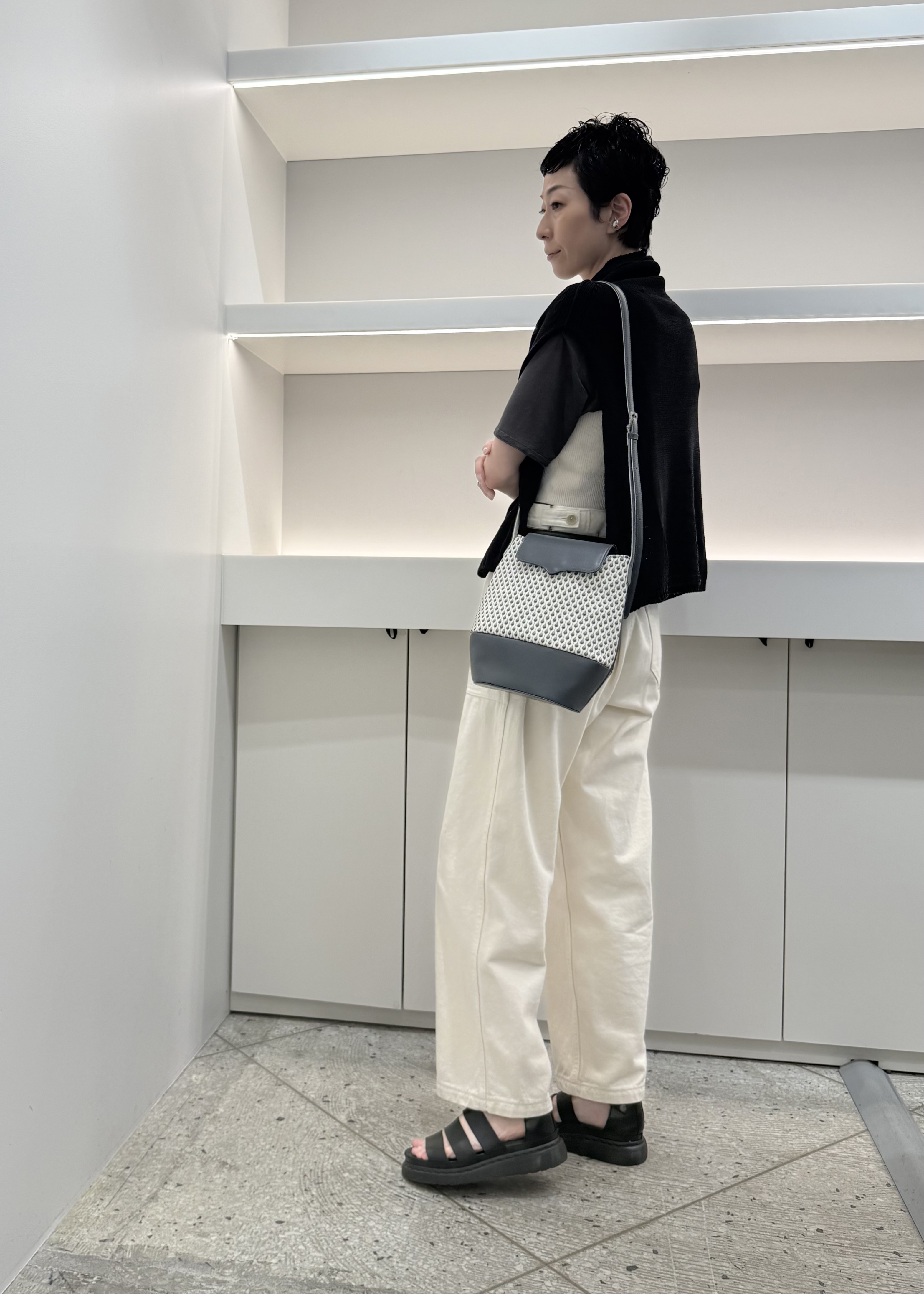 Kさんの「HIROKO HAYASHI｜STILLA（スティラ）ショルダーバッグ」を使ったコーディネート