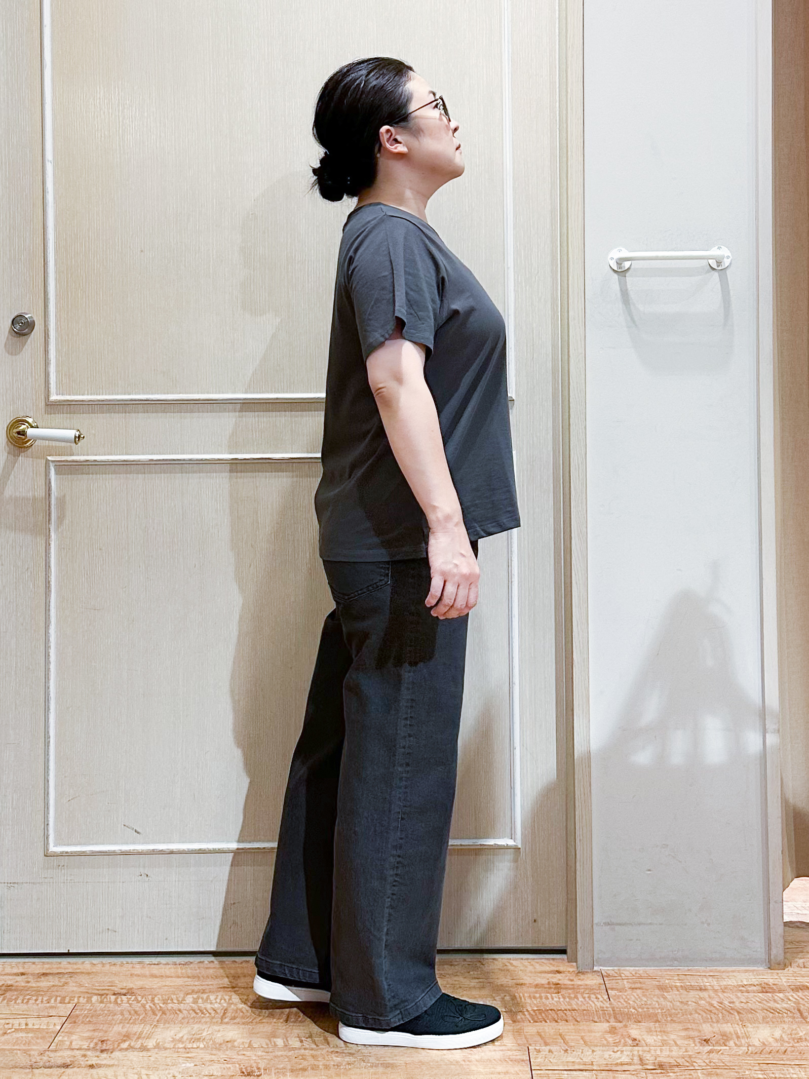 umeさんの「SHOO･LA･RUE｜【通気性〇/セットアップ可/洗濯機可】メッシュドルマン ジップブルゾン」を使ったコーディネート